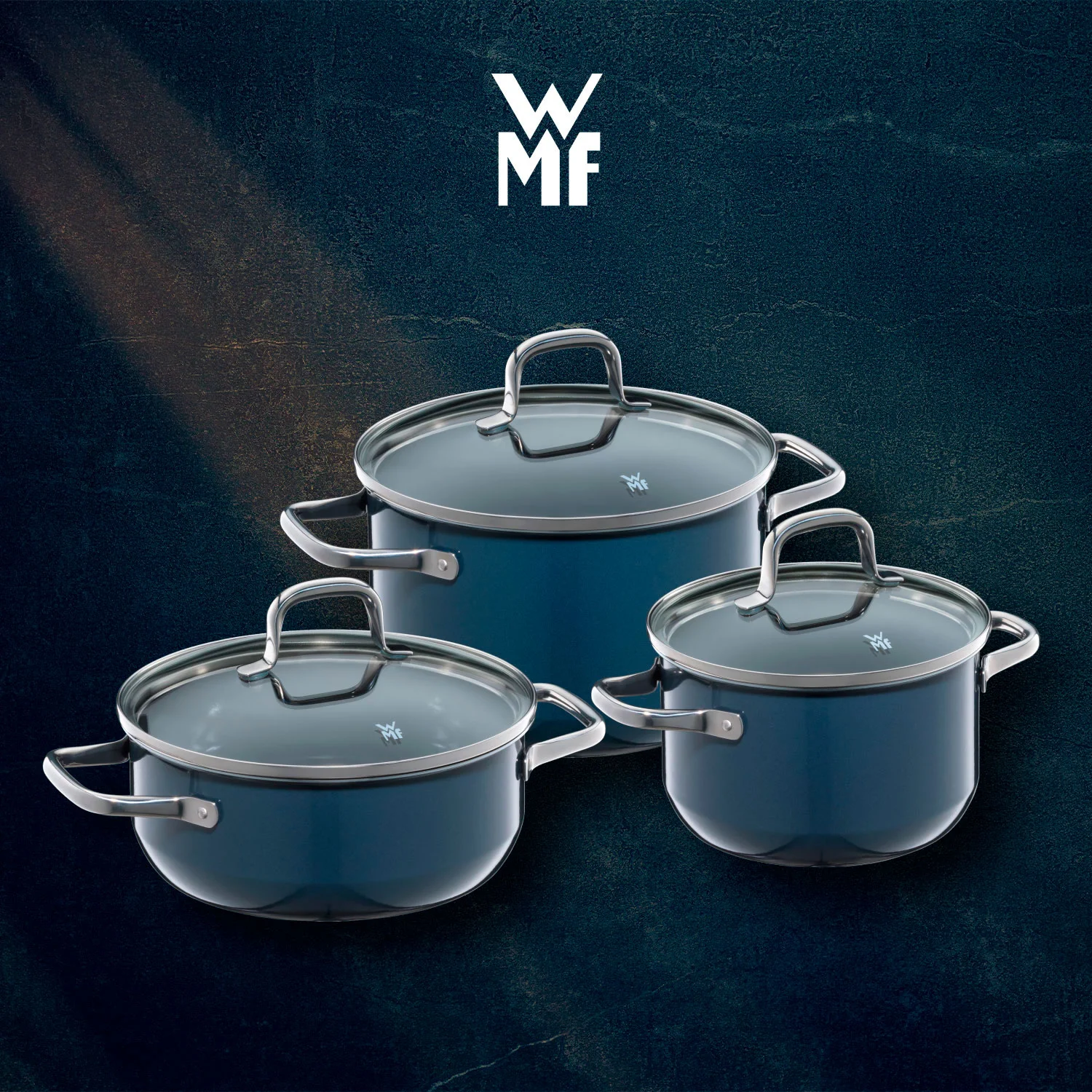 WMF Fusiontec Essential Набор кастрюль, 3 предмета