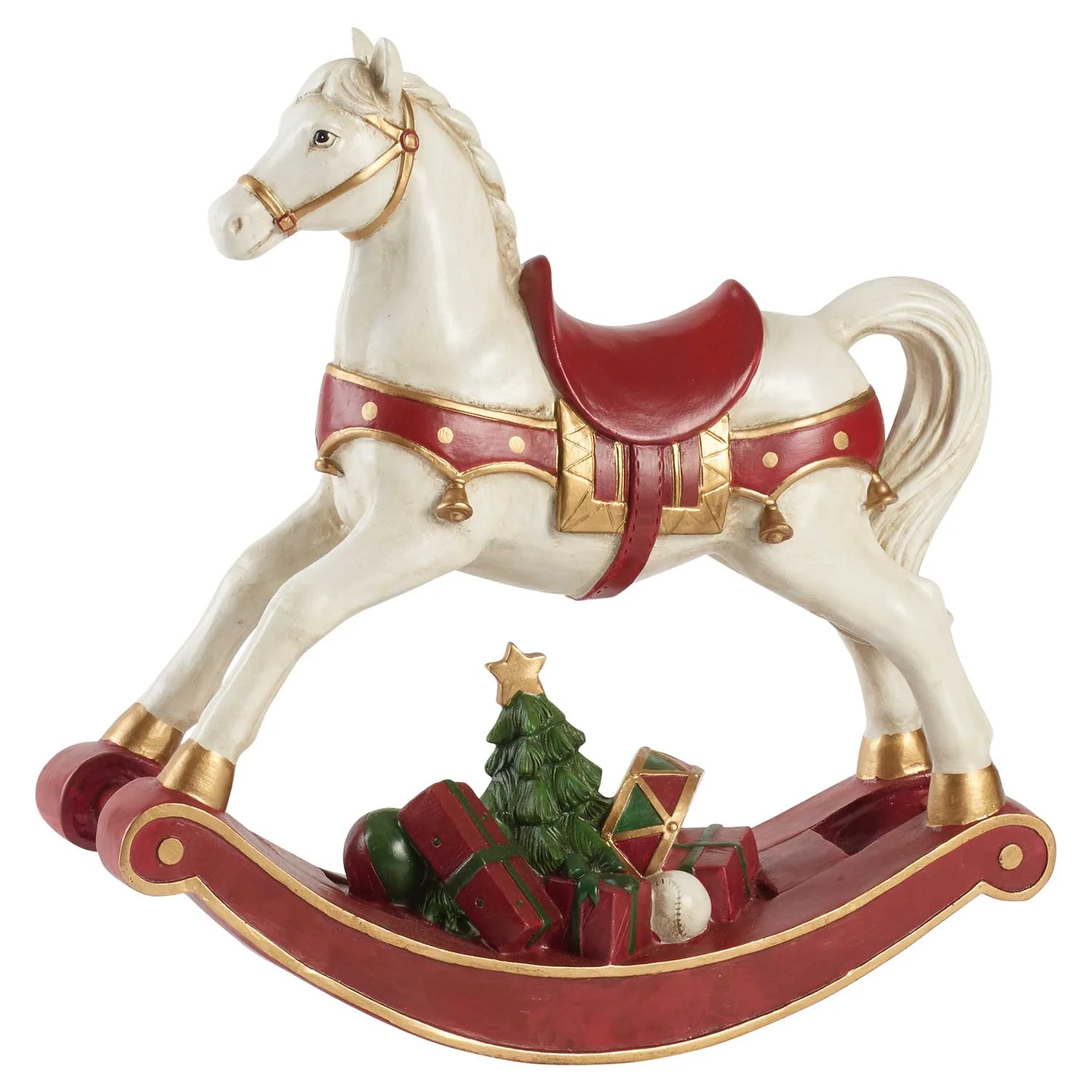 Winter Collage Accessoires Новогодняя фигурка "Лошадь-качалка" 32.5 см - v-b.ru