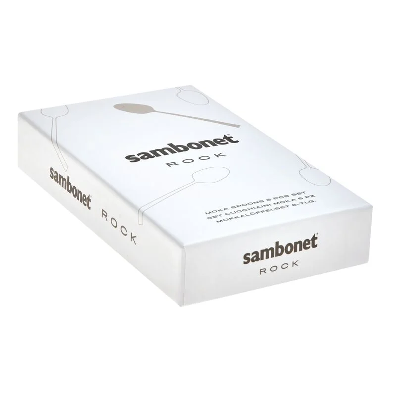 Sambonet Rock Набор кофейных ложек, 6 штук