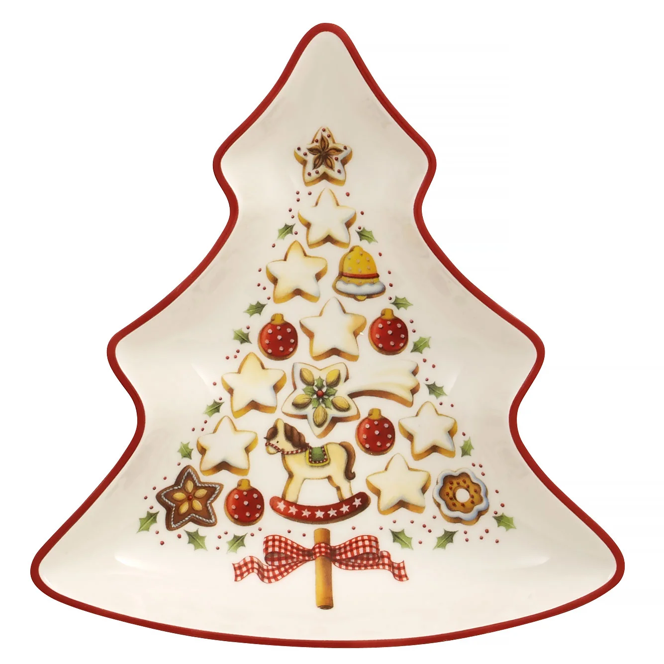Winter Bakery Delight Индивидуальный салатник в форме ели 17 см