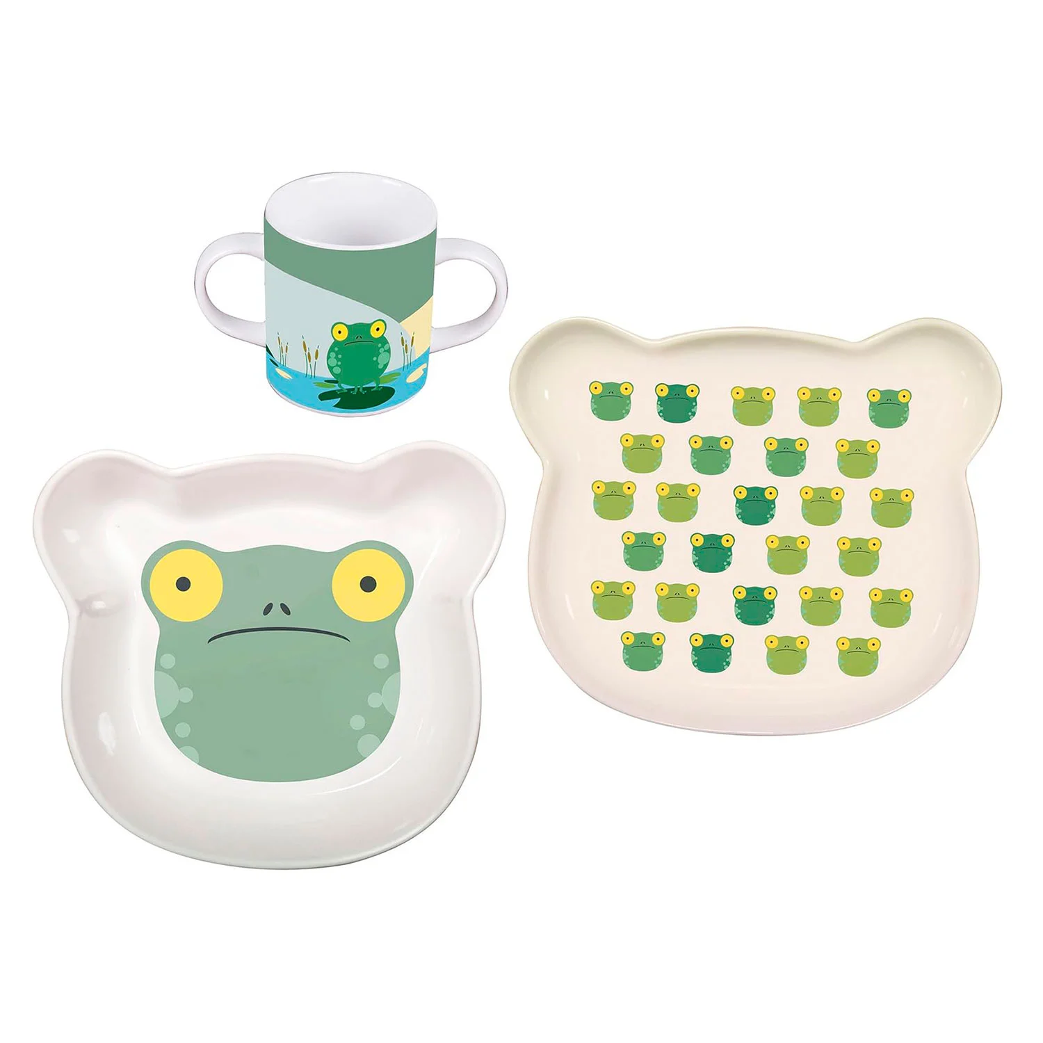 Sambonet Kids Froggy Набор посуды детский, 3 предмета