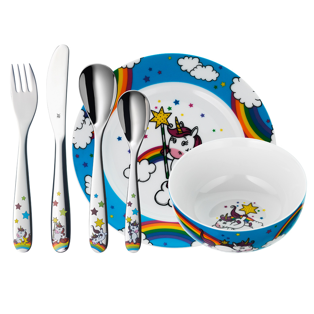 WMF Детский набор посуды Unicorn, 6 предметов