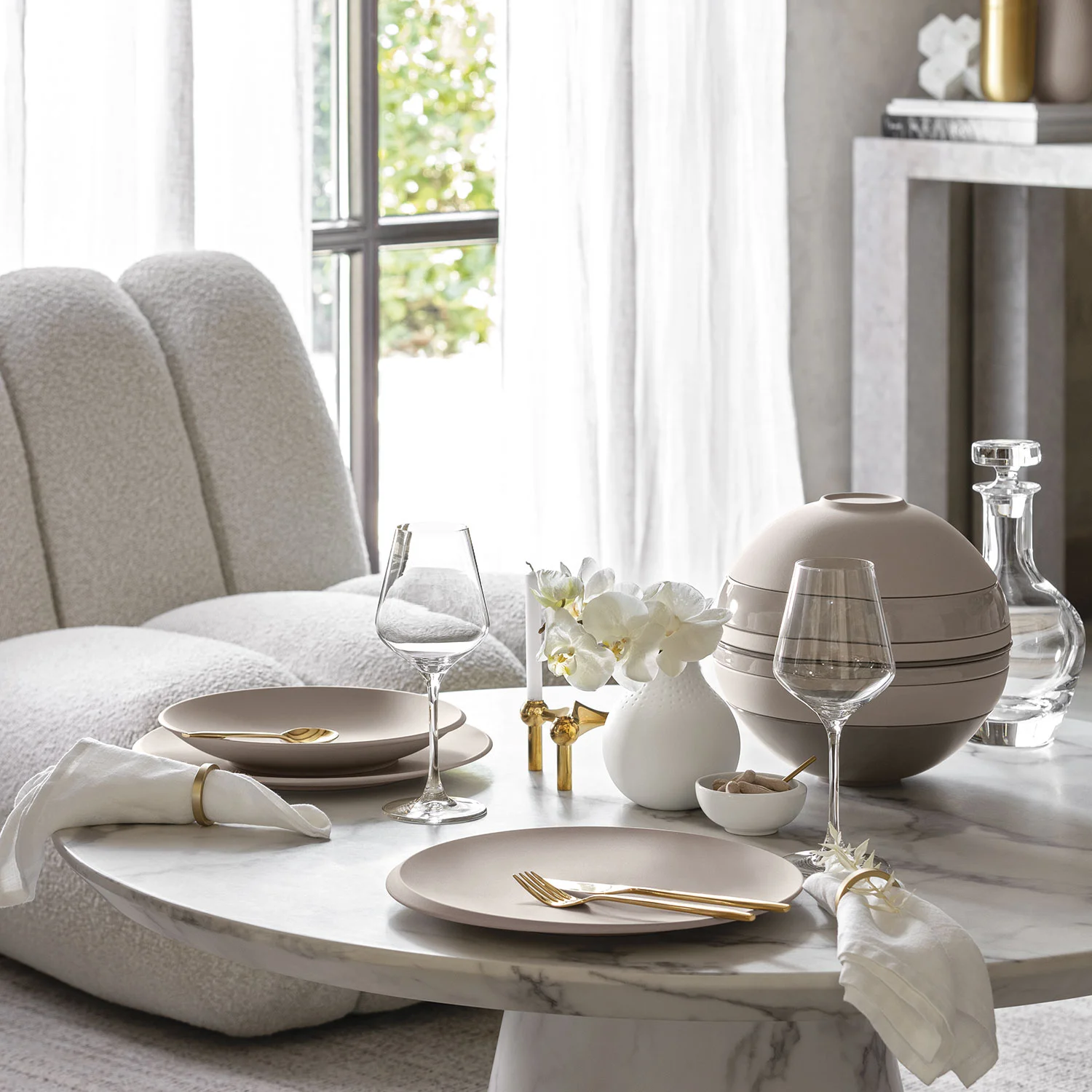 NewMoon beige Салатное блюдо 750 мл
