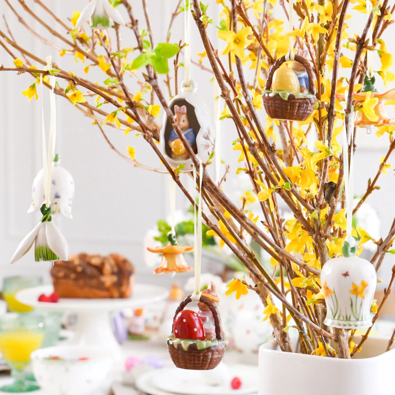 New Flower Bells Подвеска фарфоровая "Подснежник" 6.5 см