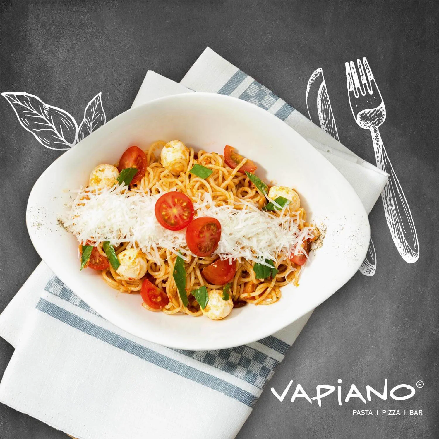 Vapiano Набор тарелок для пасты 920 мл, 2 шт