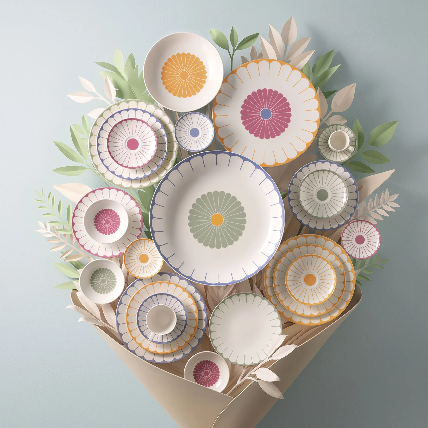 Fleur Couleur Салатник 3.4 л