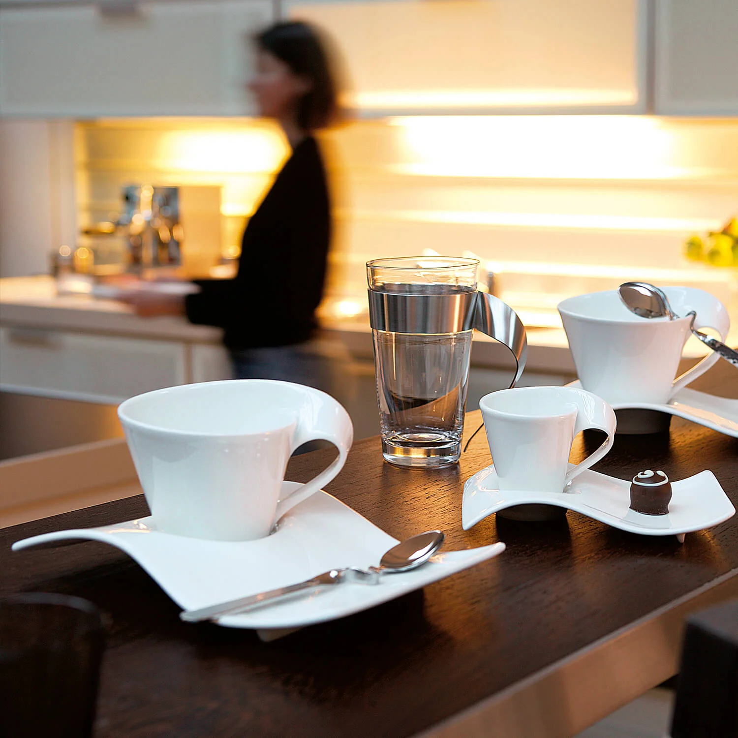 NewWave Caffe Блюдце к чашке для капучино 20 см