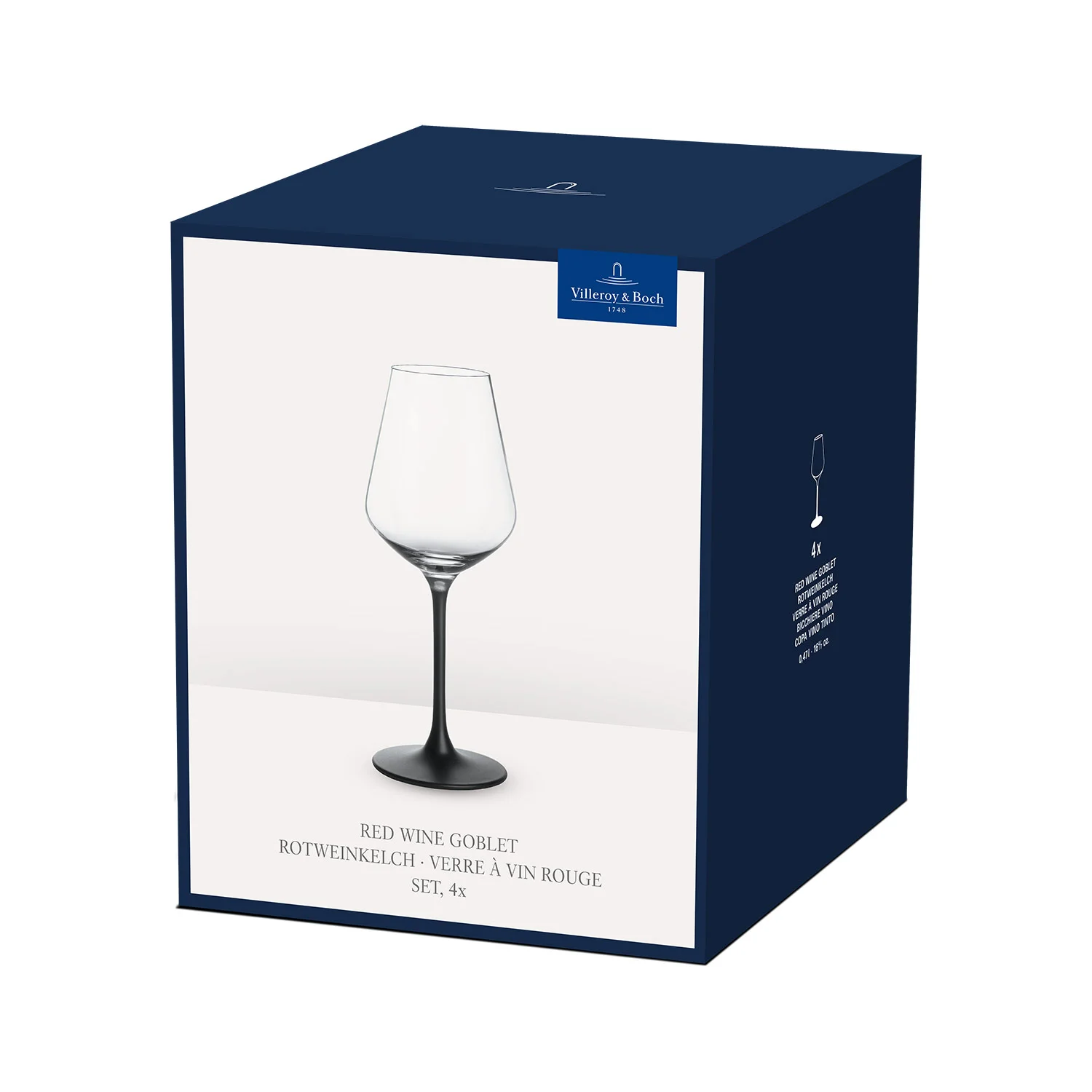 Manufacture Rock Glass Набор бокалов для красного вина 470 мл, 4 штуки