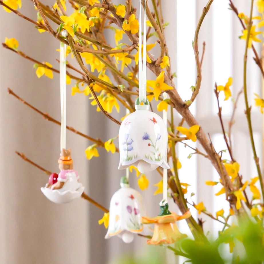 New Flower Bells Подвеска фарфоровая "Подснежник" 6.5 см