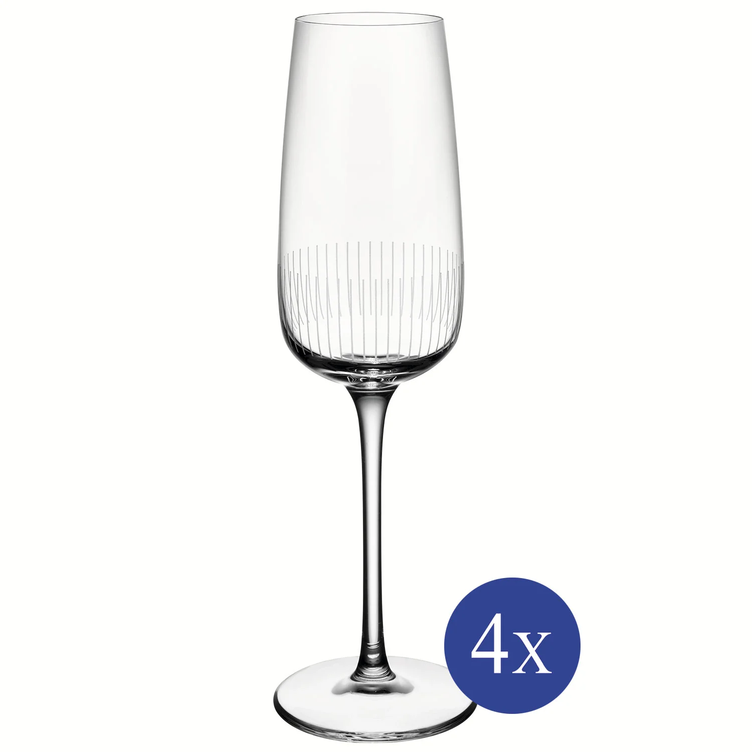 Afina Glass Набор бокалов для шампанского 120 мл, 4 шт