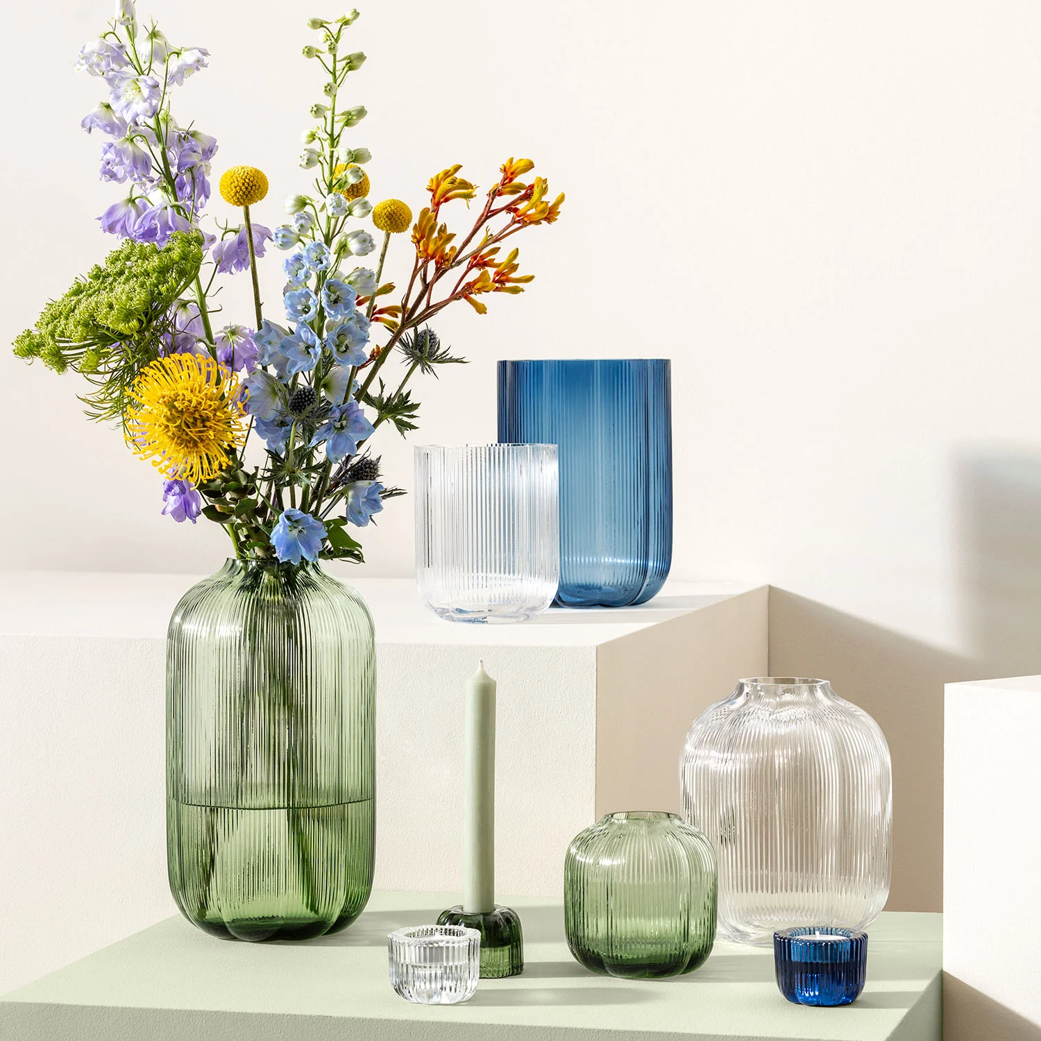 Fleur Glass Ваза 19 см