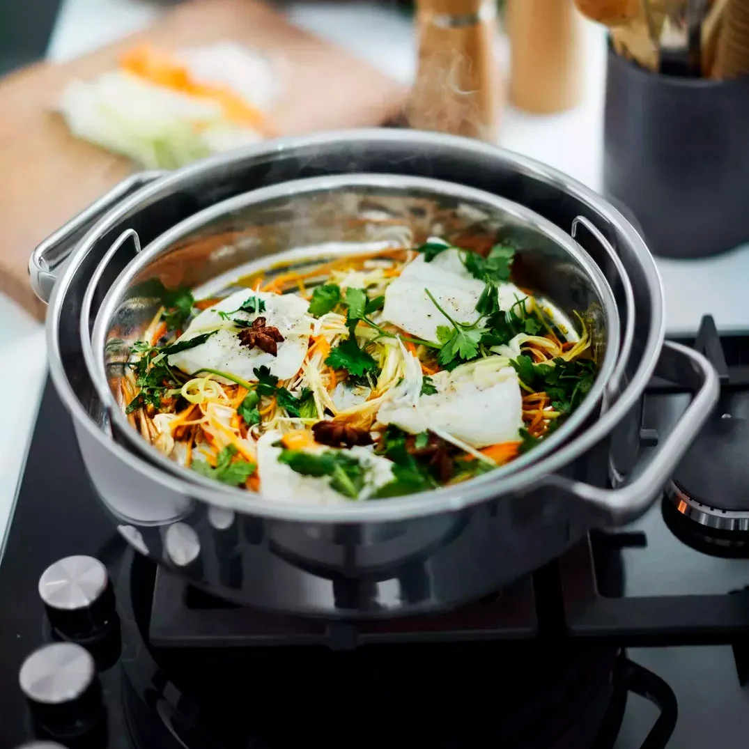 WMF Vitalis Пароварка с крышкой 28 см