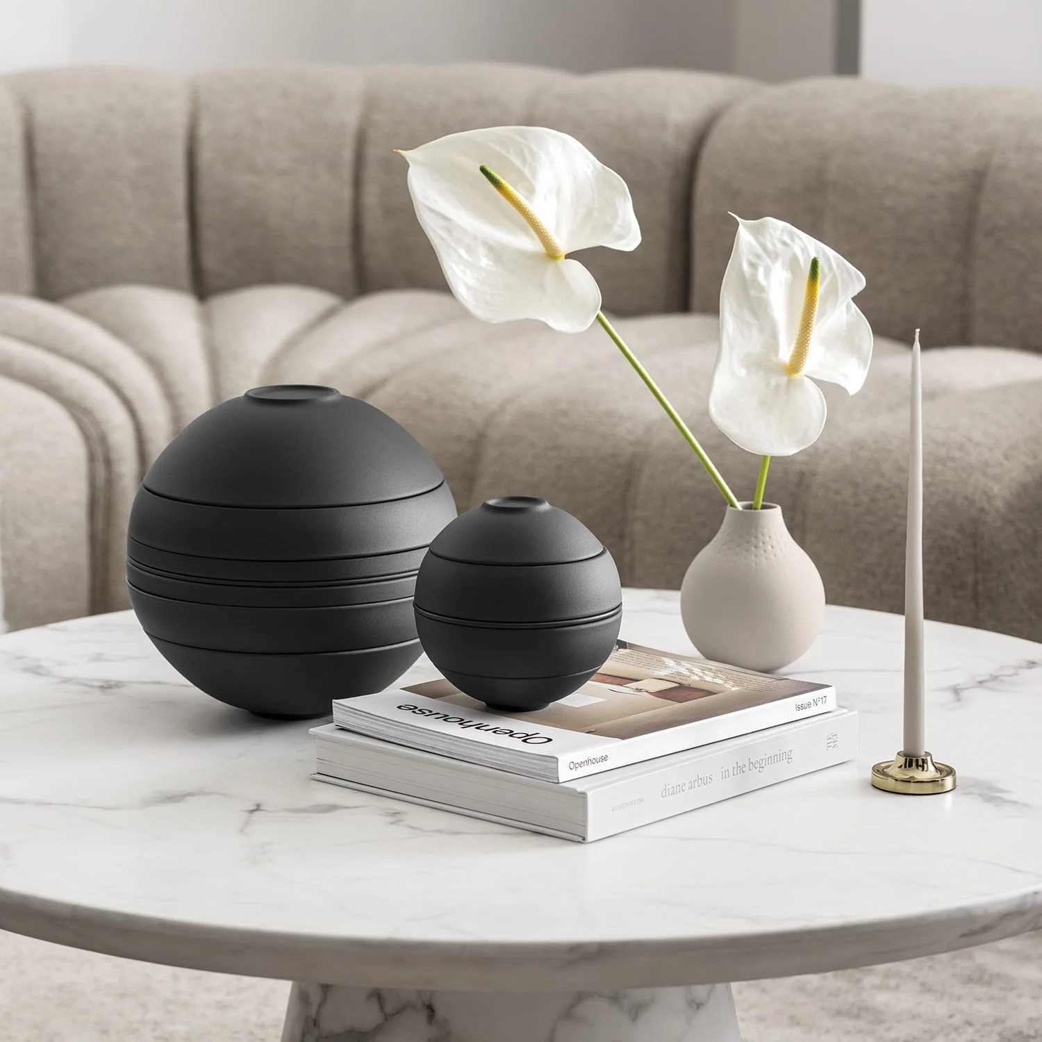 Iconic La Boule Black мини Набор посуды на 2 персоны, 5 предметов