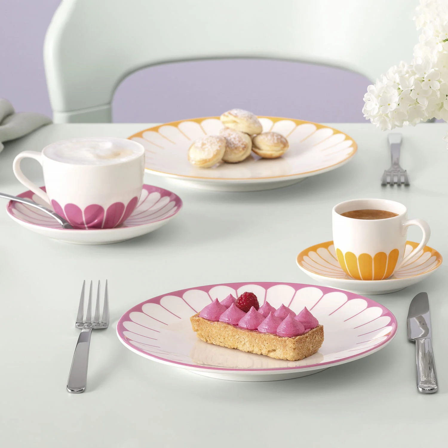 Fleur Cassis Салатная тарелка 21 см