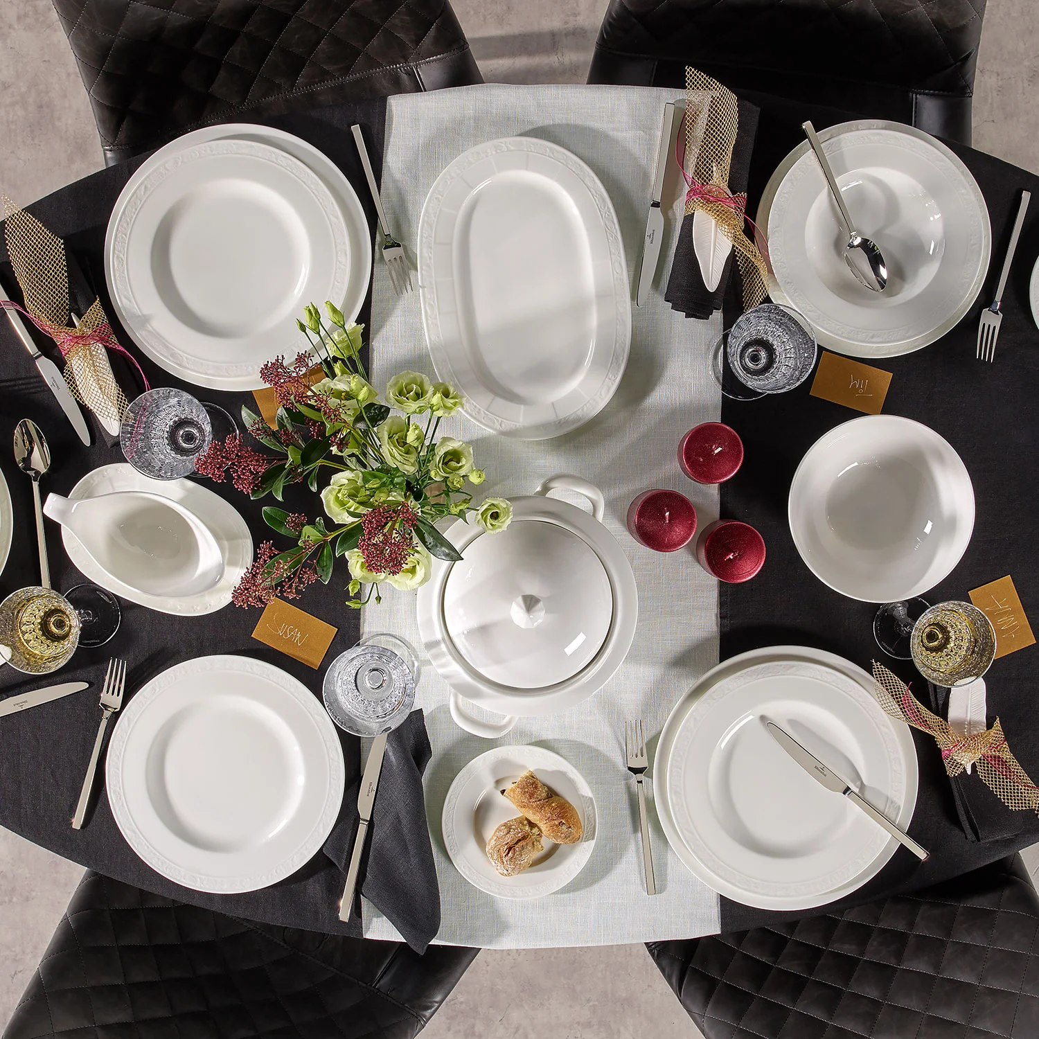 White Pearl Плоская тарелка 27 см