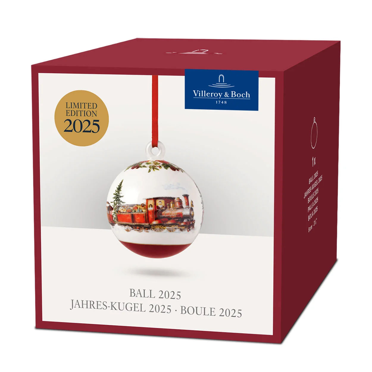 Annual Christmas Edition 2025 Украшение "Шар" 7 см