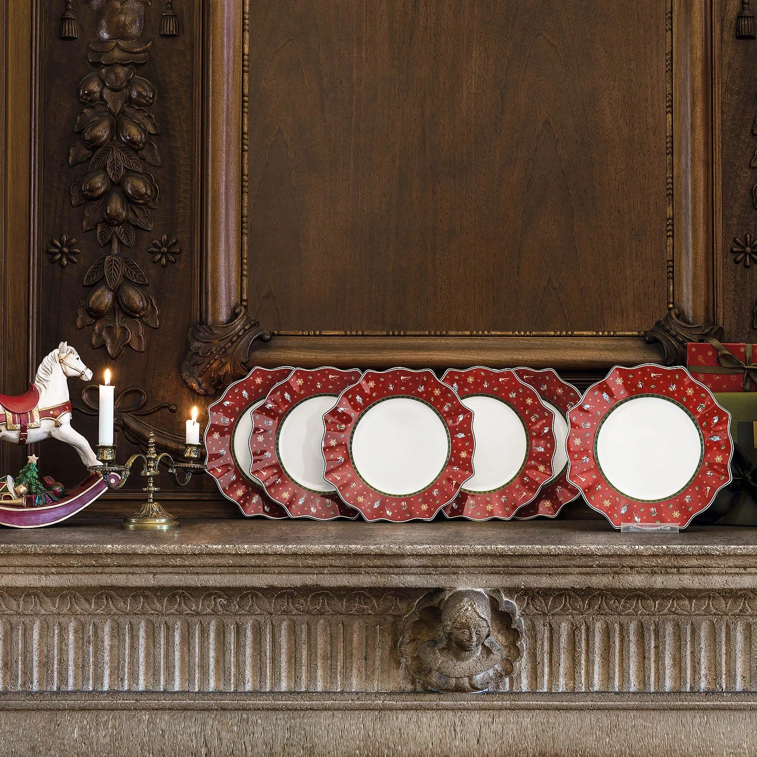 Toy's Delight Плоская тарелка красная 29 см