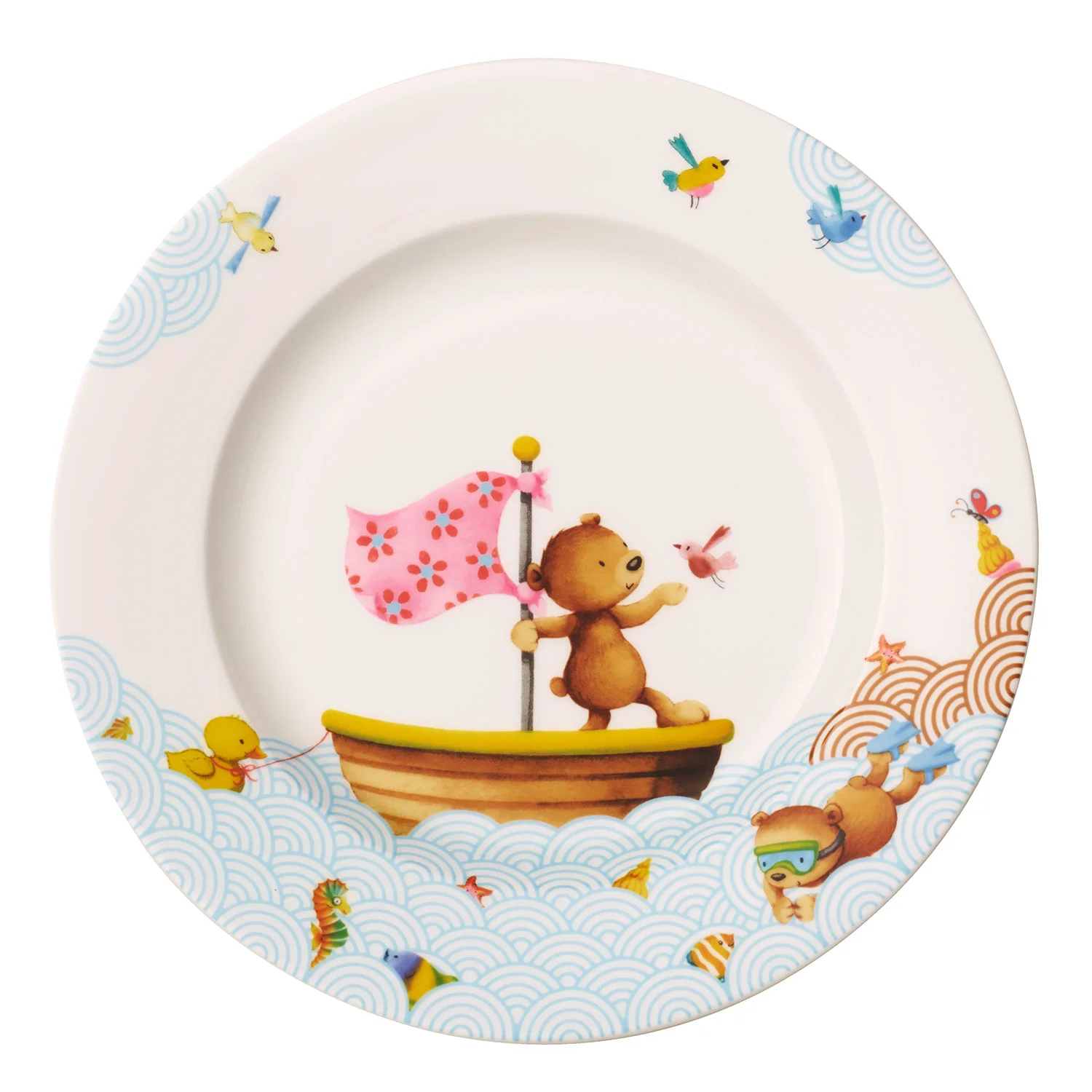 Happy Bear Детская плоская тарелка 22 см
