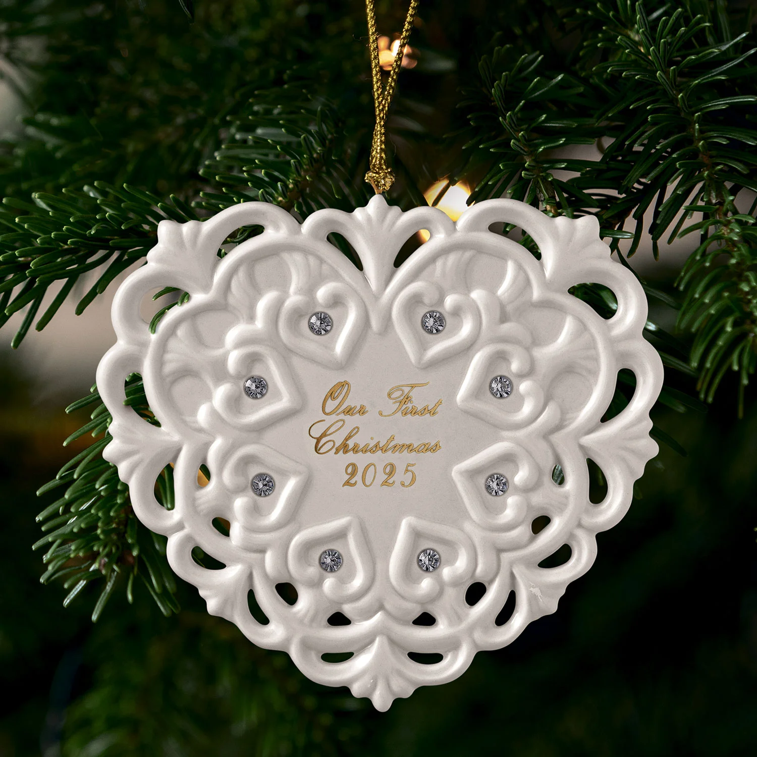 Christmas Classics 2025 Украшение "Сердце" 10 см