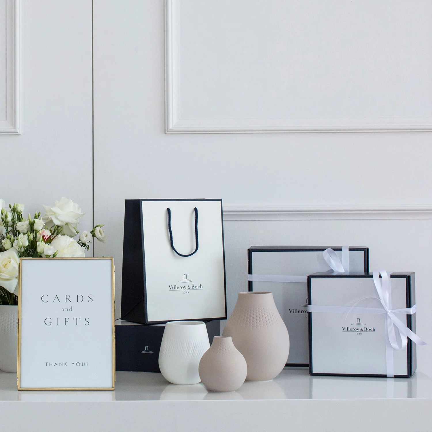 Manufacture Collier beige Ваза 20 см