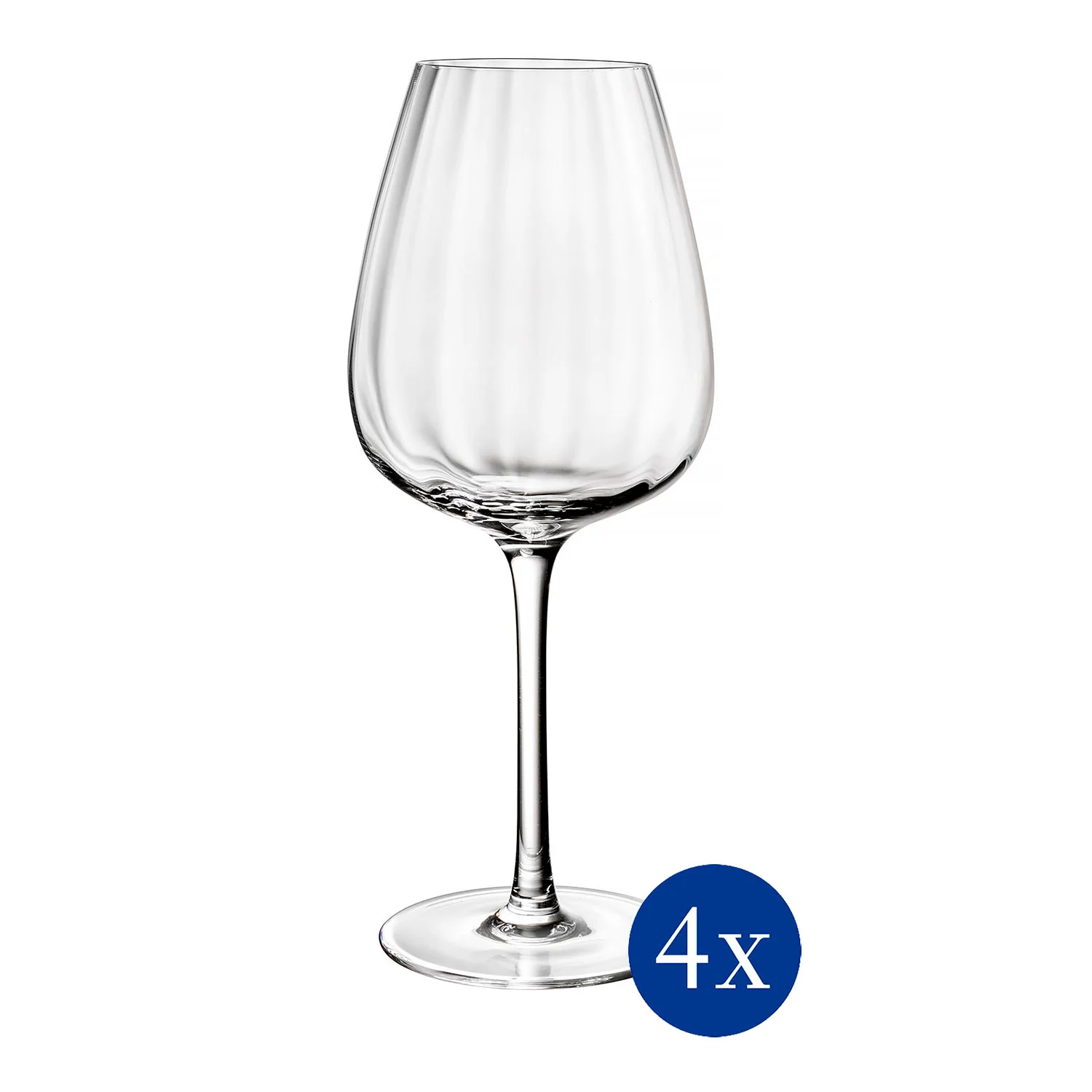Rose Garden Glass Набор бокалов для красного вина 590 мл, 4 шт.