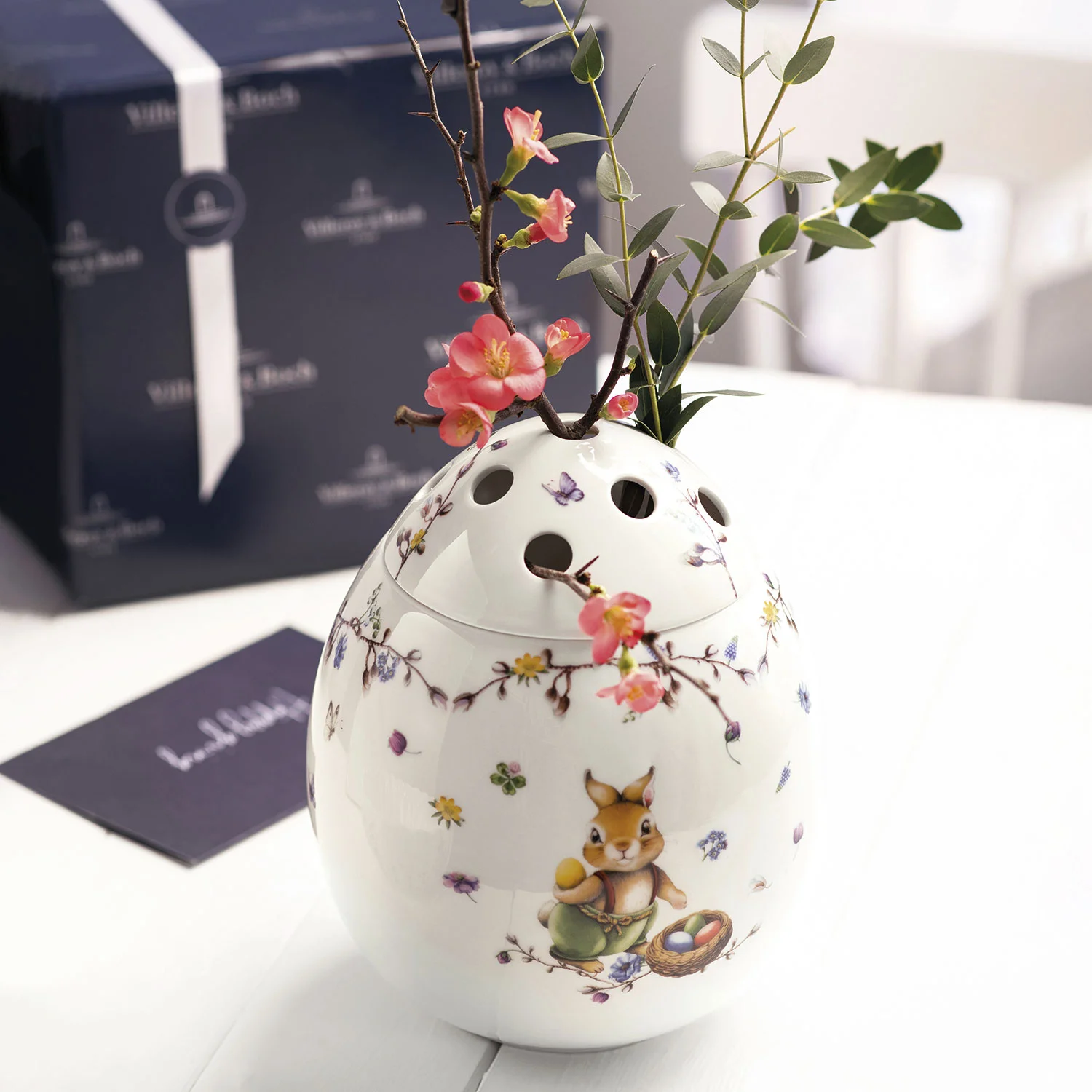 Spring Fantasy Ваза-яйцо "Эмма и Пауль" 21 см