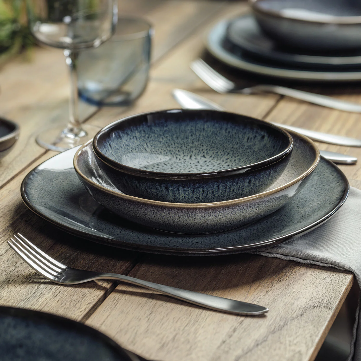 Lave Gris Плоская тарелка 28 см