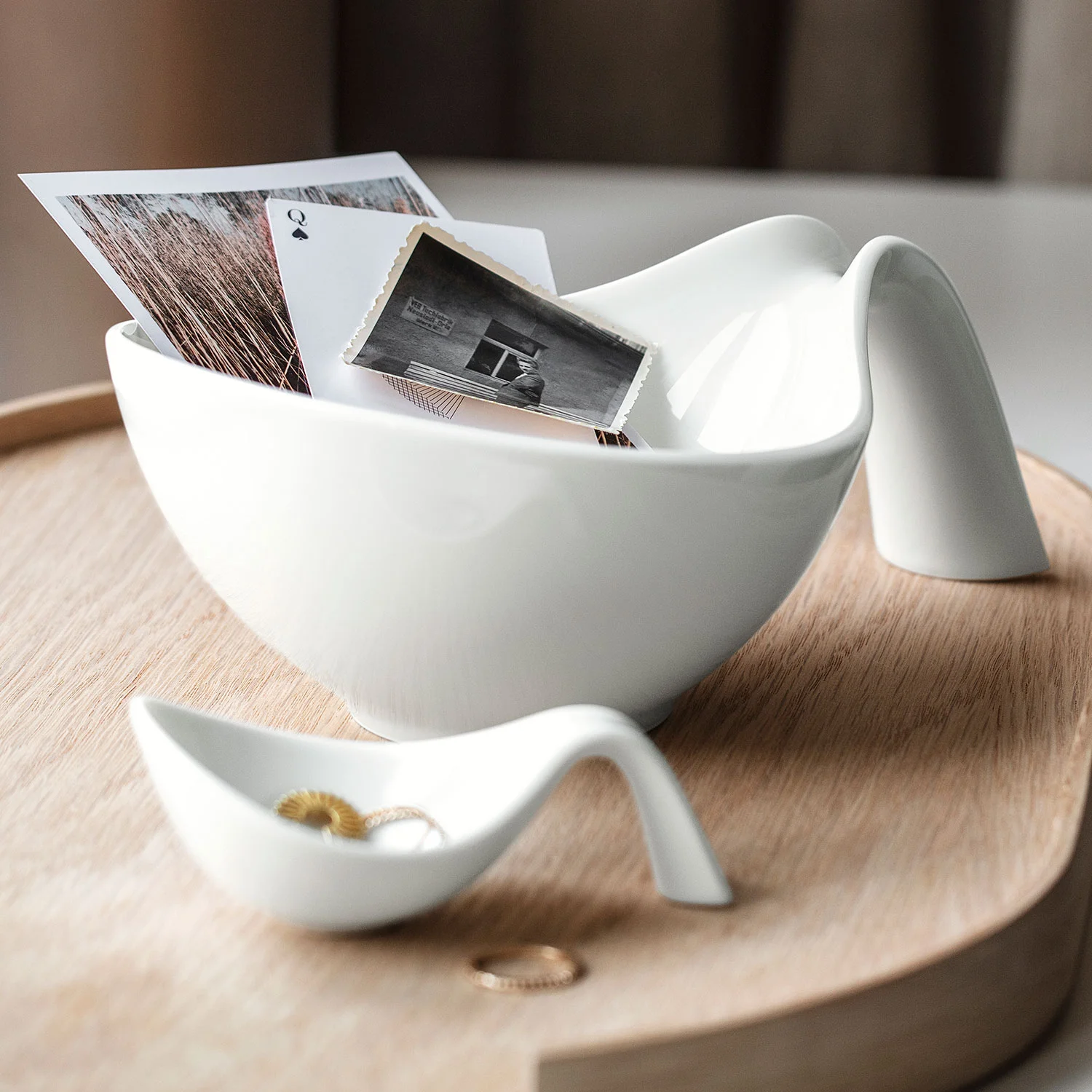 Flow Индивидуальный салатник с ручкой 30 мл