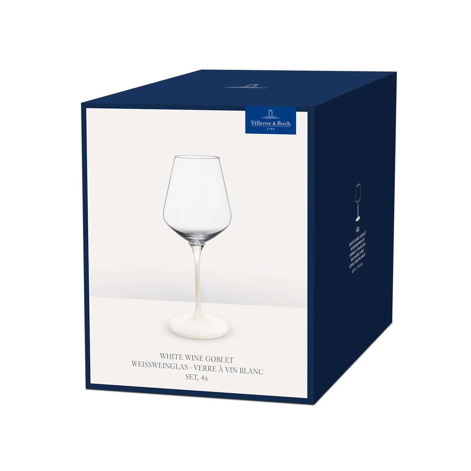 Manufacture Rock Glass Набор бокалов для белого вина 380 мл, 4 шт.