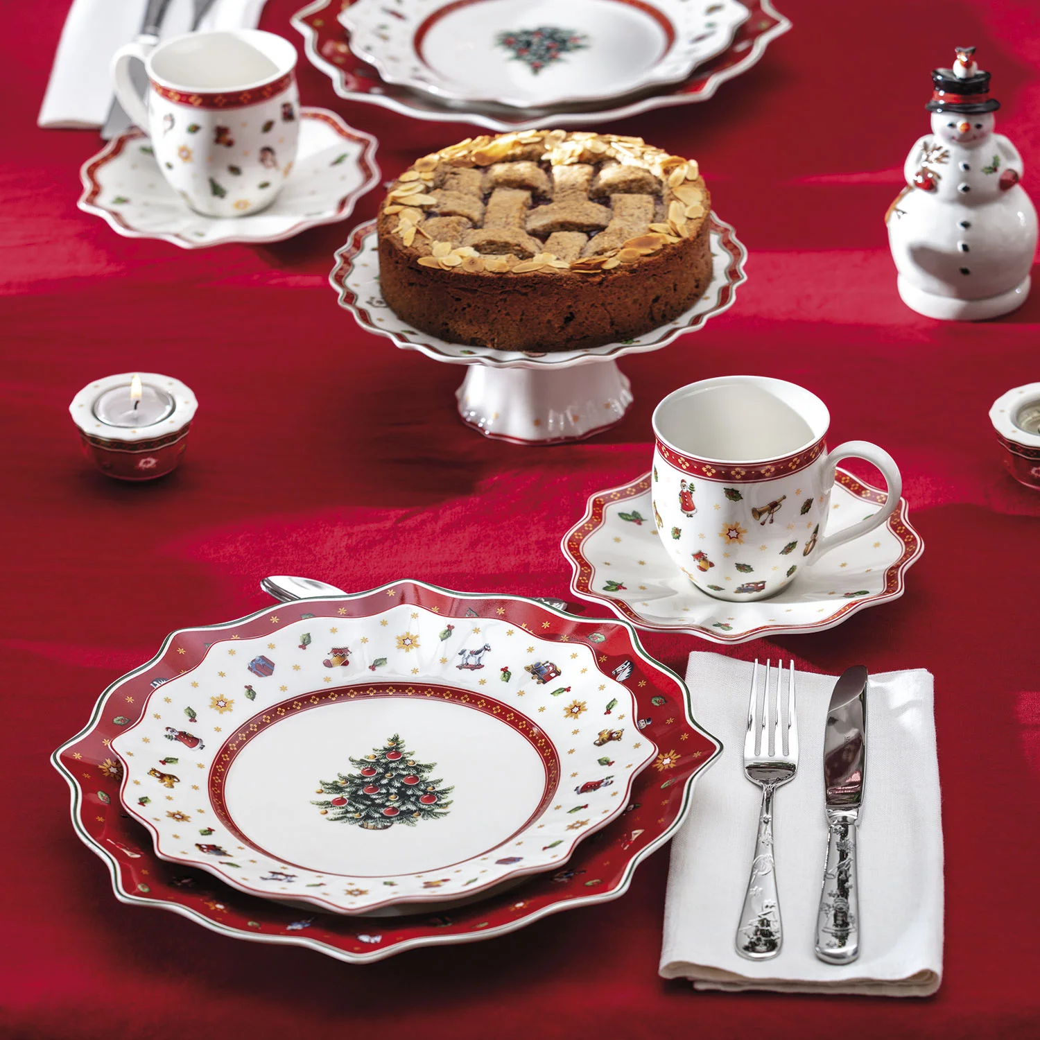 Toy's Delight Плоская тарелка красная 29 см