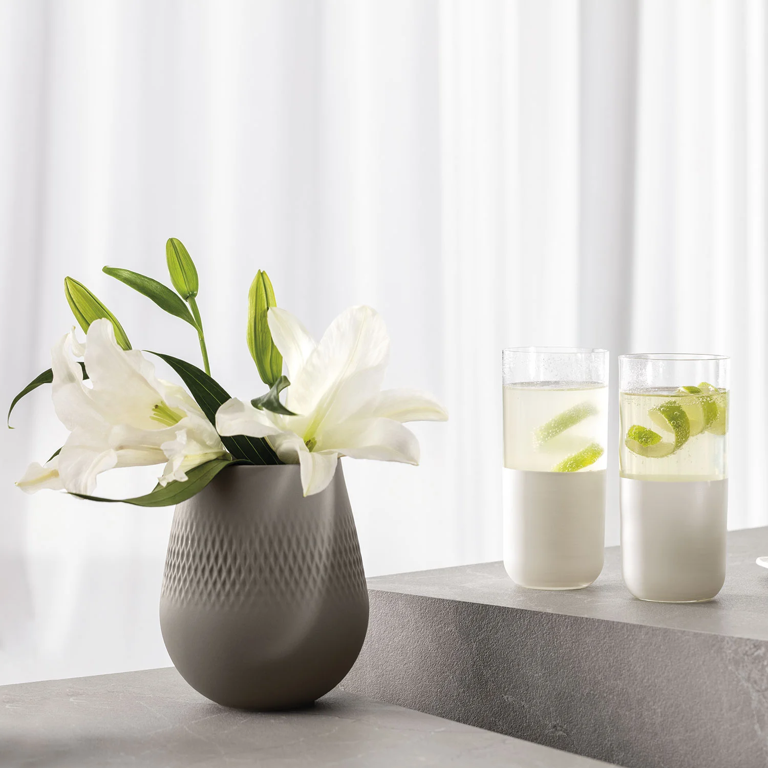 Manufacture Collier taupe Ваза 15 см