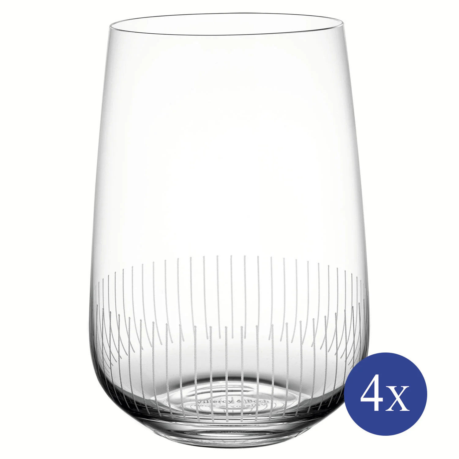 Afina Glass Набор высоких стаканов 300 мл, 4 шт