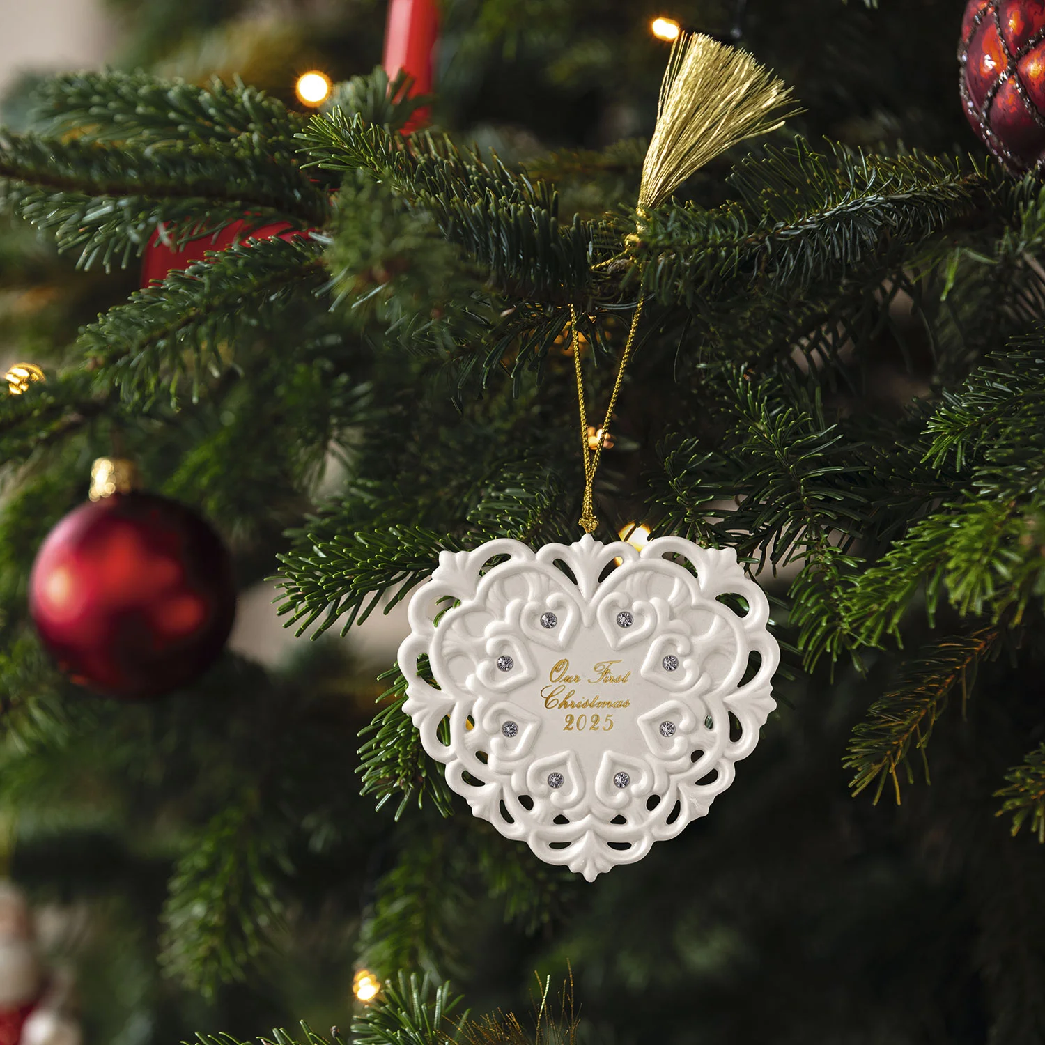 Christmas Classics 2025 Украшение "Сердце" 10 см