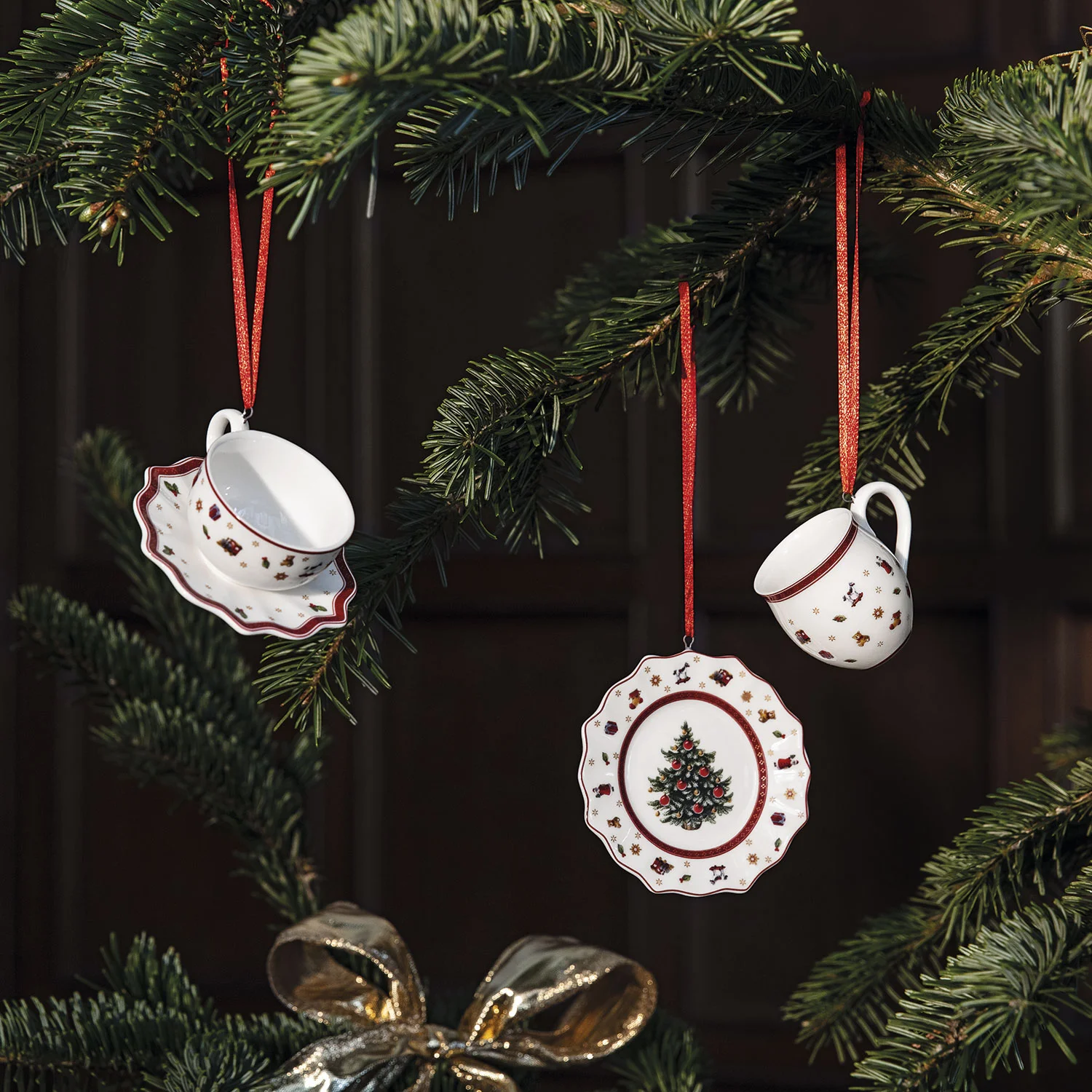 Toy's Delight Decoration Набор украшений "Посуда" 6.3 см, 3 предмета