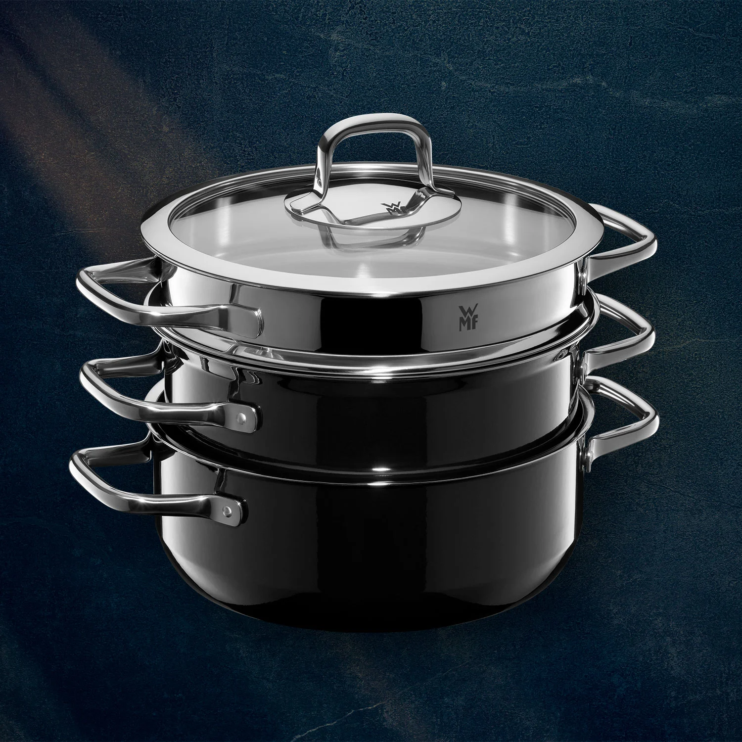 WMF Fusiontec Compact Набор кастрюль, 3 предмета