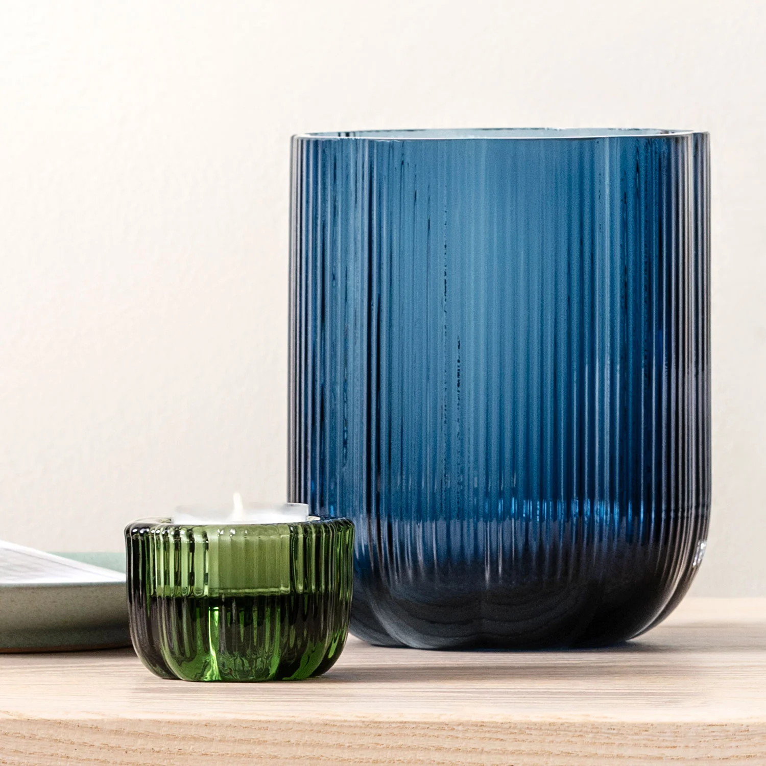 Fleur Bleu Glass Ваза 15 см