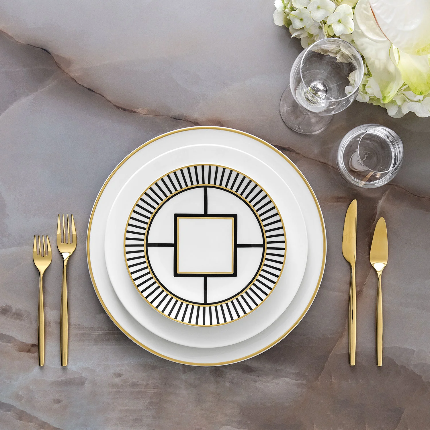 MetroChic Blanc Плоская тарелка 27 см