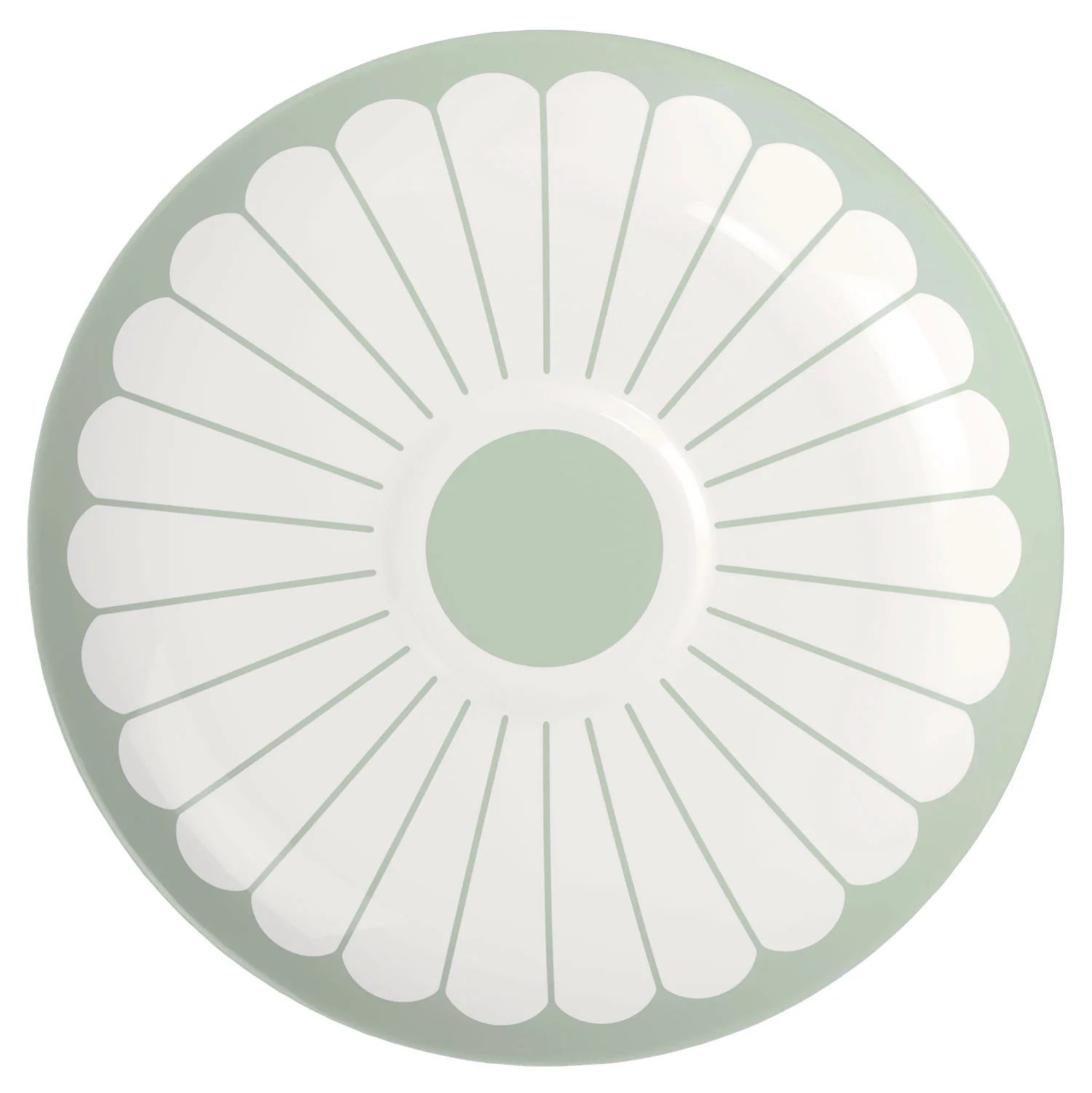 Fleur Vert Блюдце к чашке для завтрака 18 см