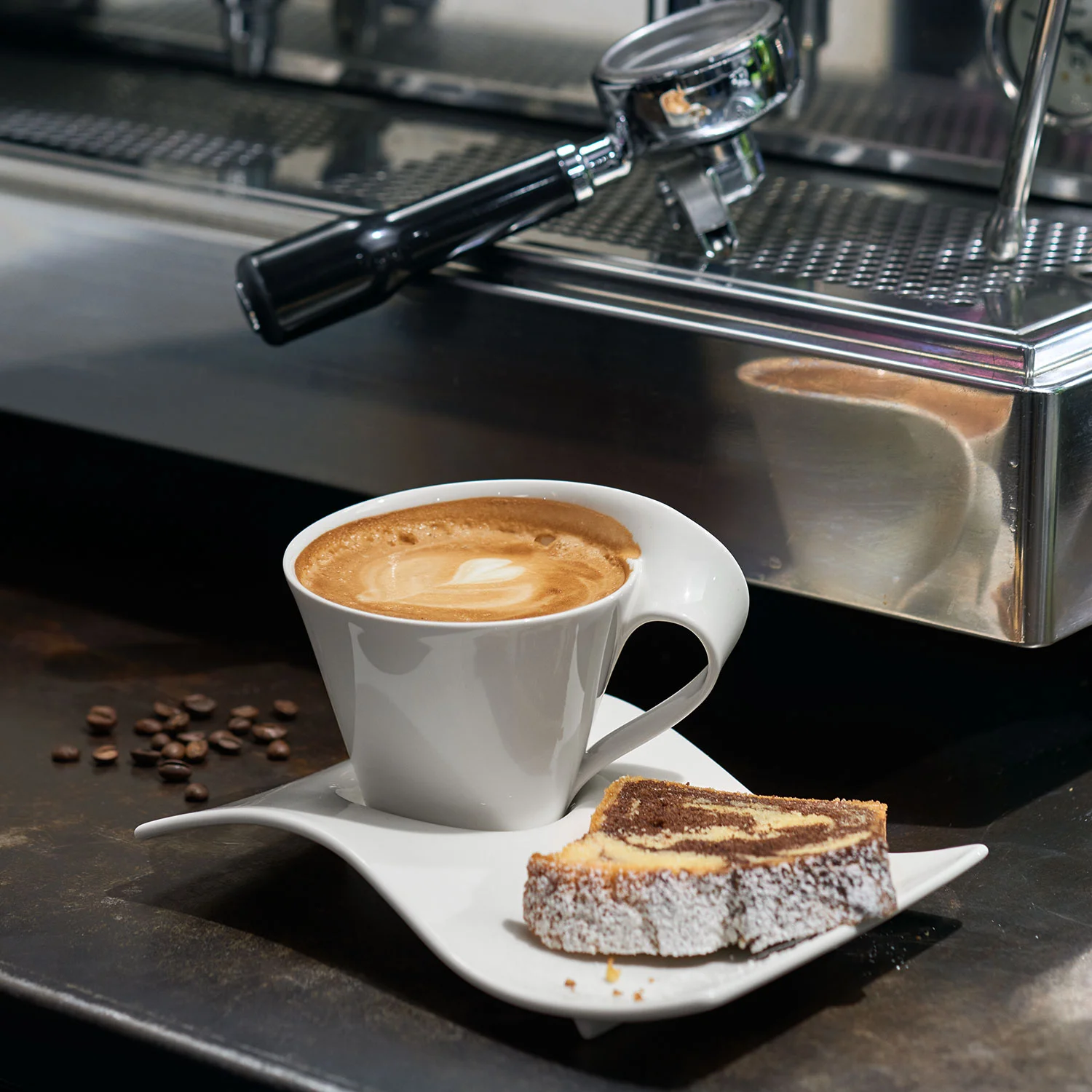 NewWave Caffe Блюдце к чашке для латте/макиато 22 см