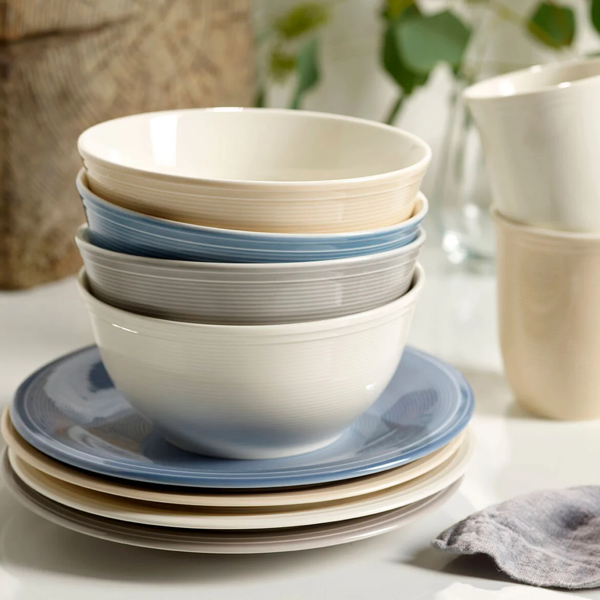 Купить Color Loop Sand Набор для завтрака на 4 персоны, 12 предметов ...