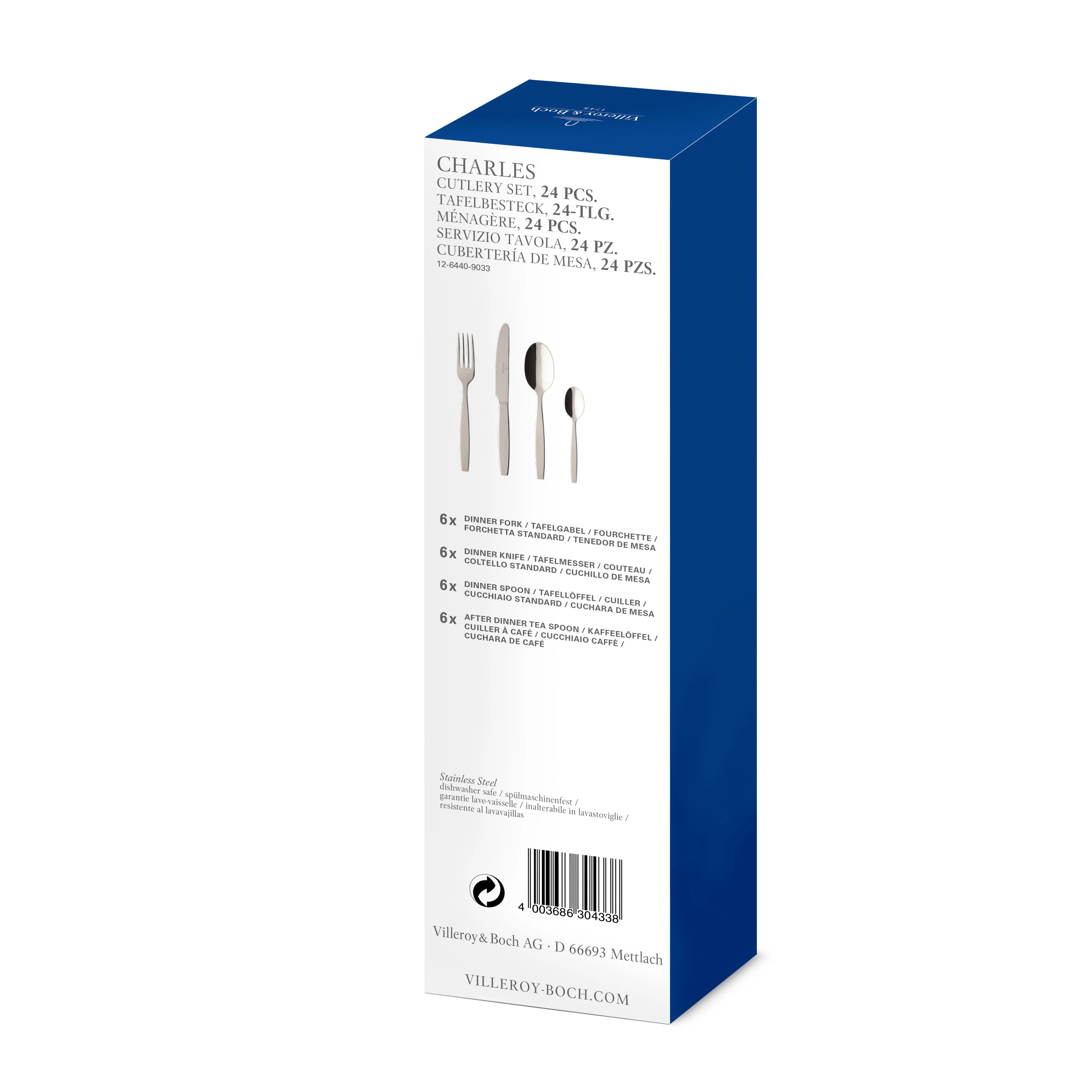 Charles Набор столовых приборов, 24 предмета