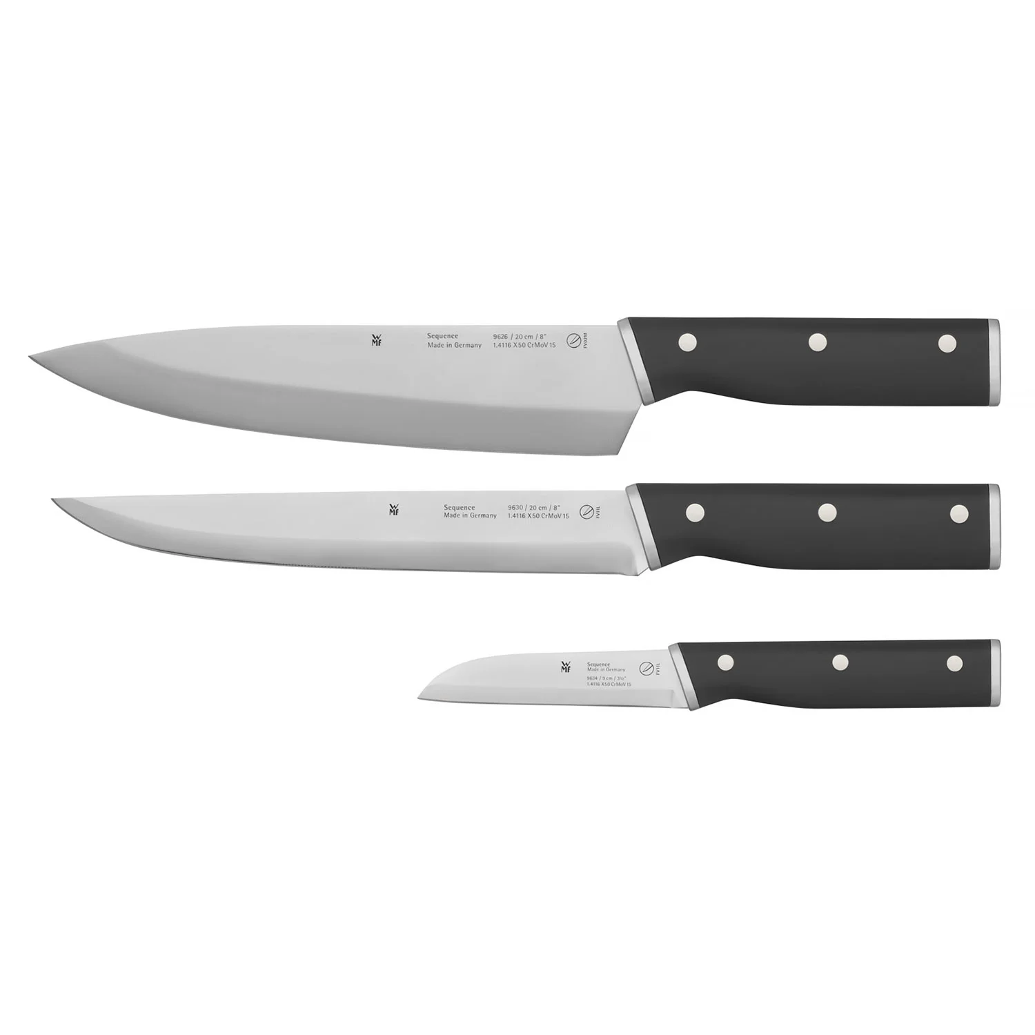 Набор ножей WMF Sequence, 3 предмета