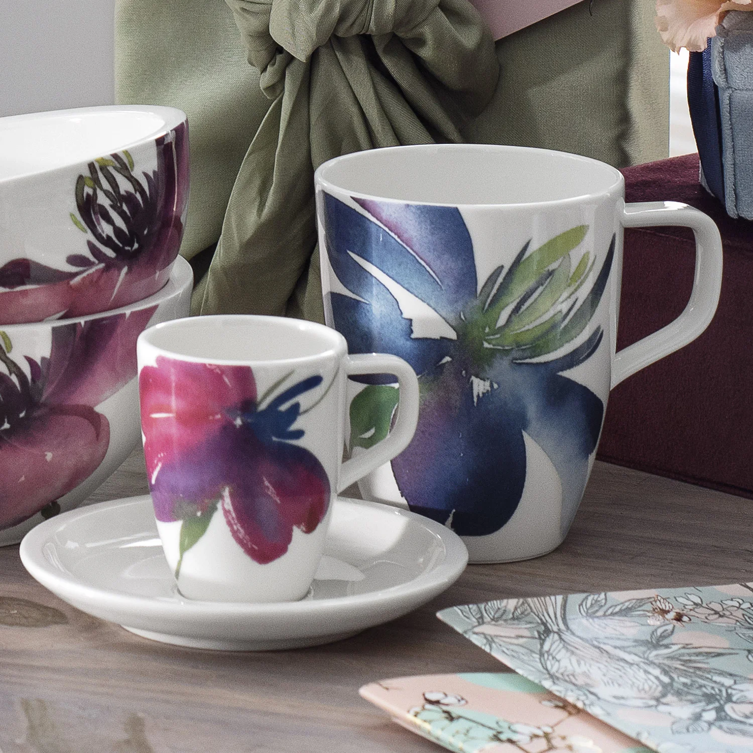 Artesano Flower Art Чашка для эспрессо 100 мл