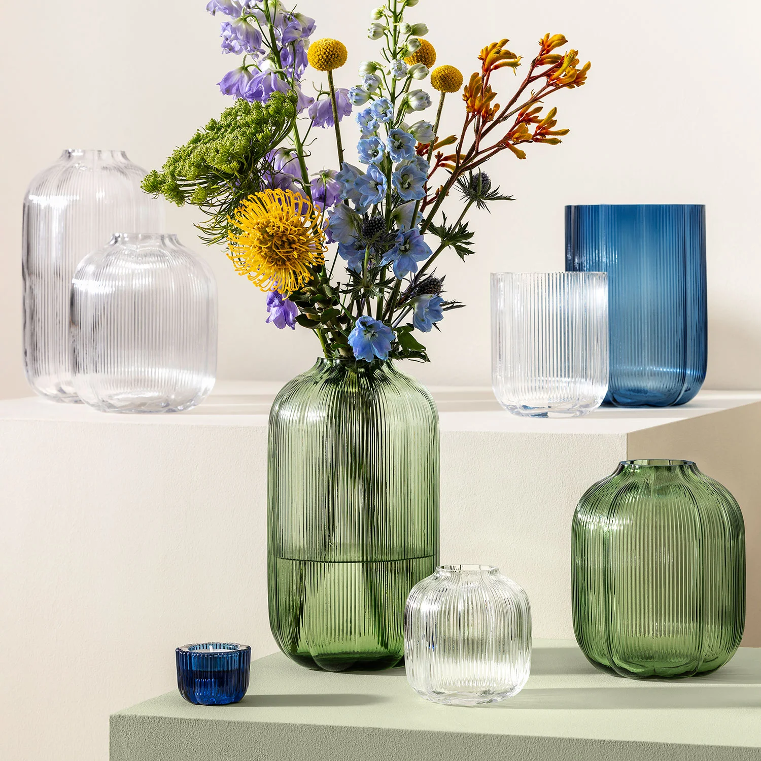 Fleur Glass Ваза 28 см