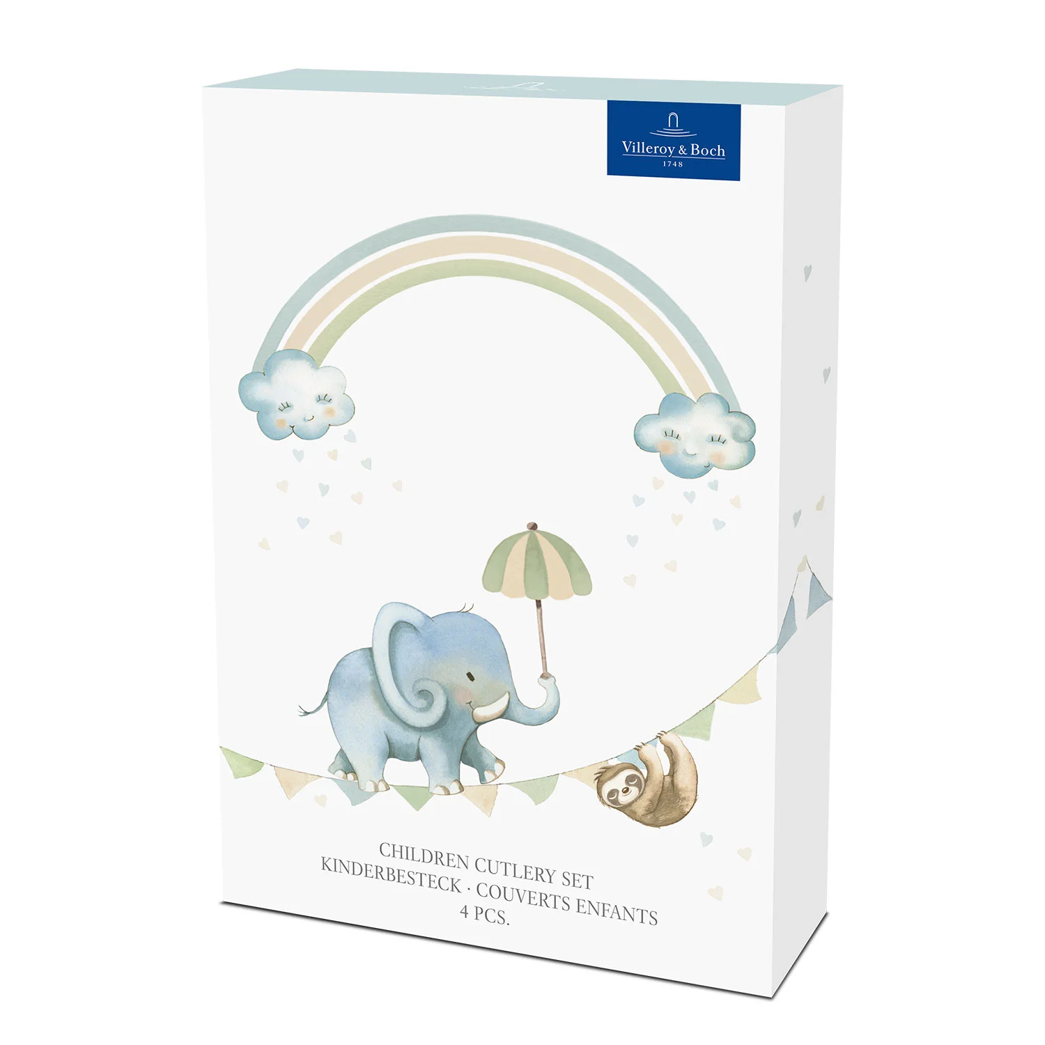 Walk like an Elephant Детский набор столовых приборов, 4 предмета