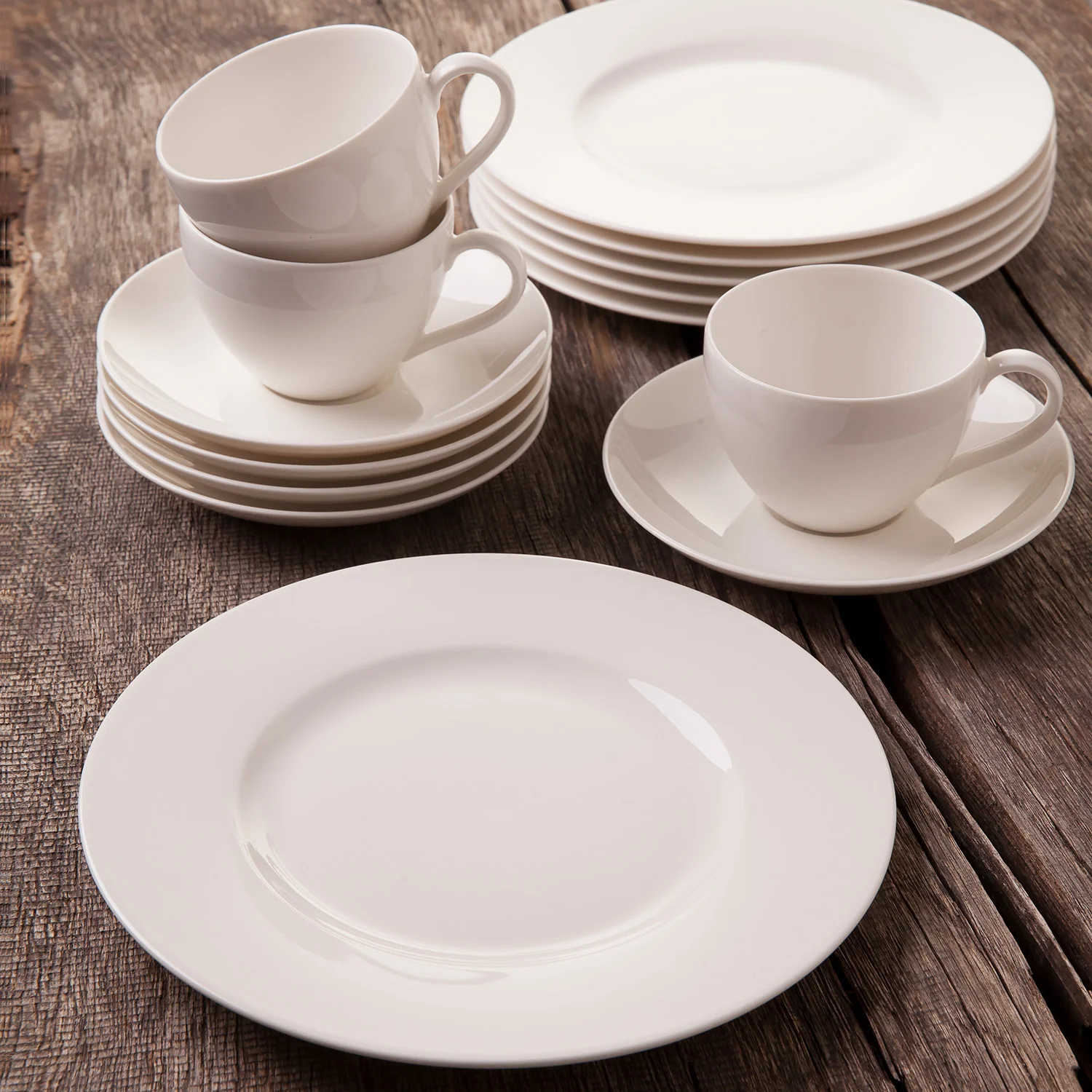 Basic White Кофейный сервиз на 6 персон, 18 предметов