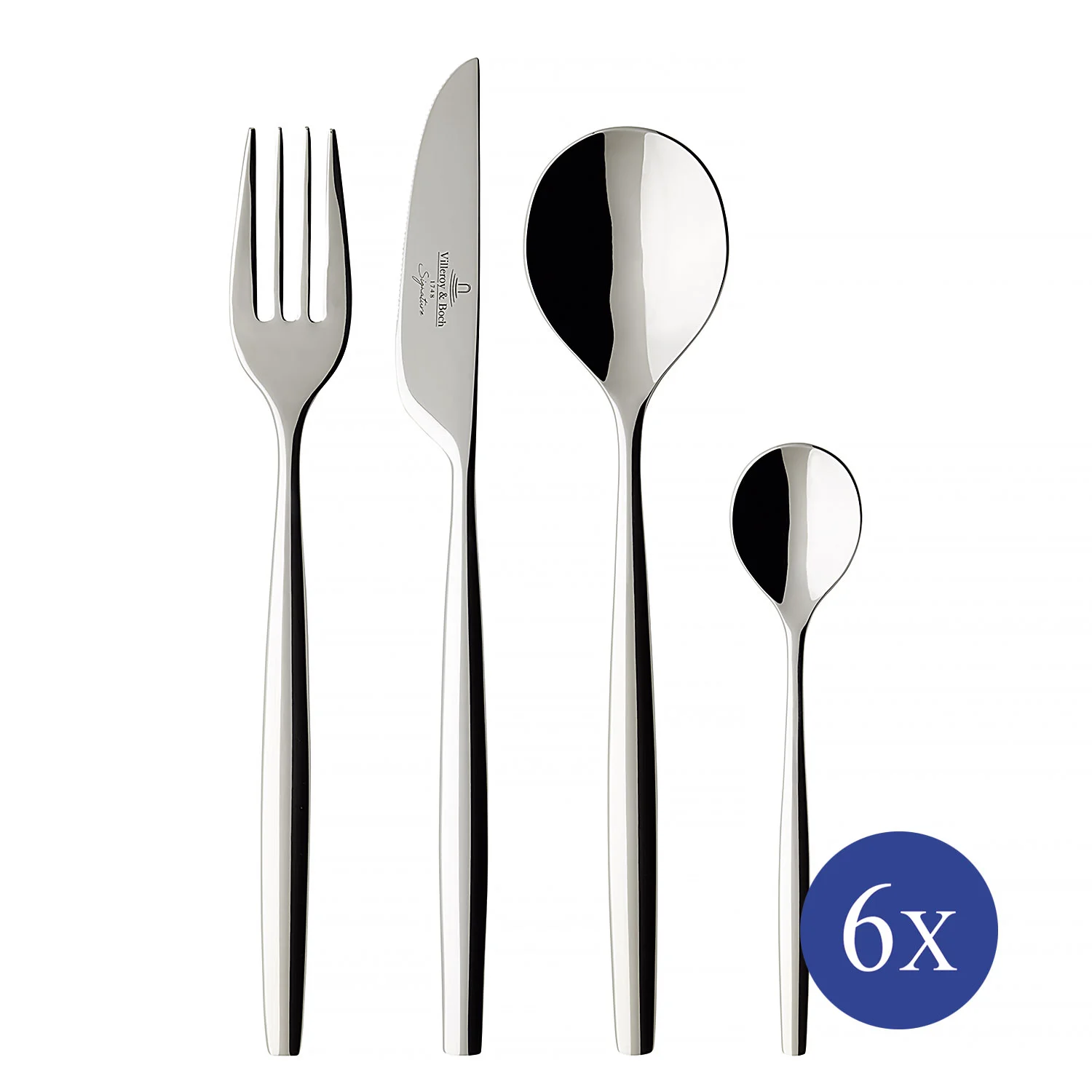 MetroChic Набор столовых приборов на 6 персон, 24 предмета