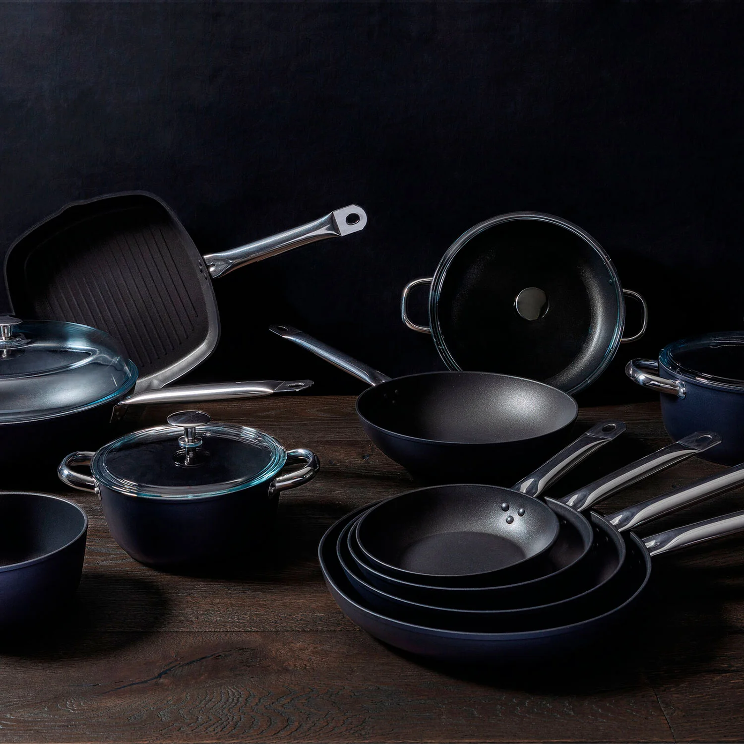 Sambonet Midnight Blue Крышка стеклянная 24 см