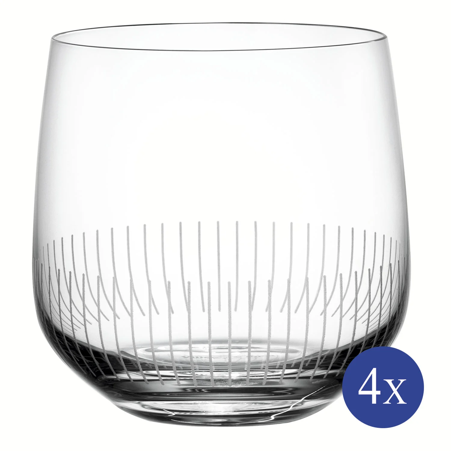 Afina Glass Набор низких стаканов 200 мл, 4 шт