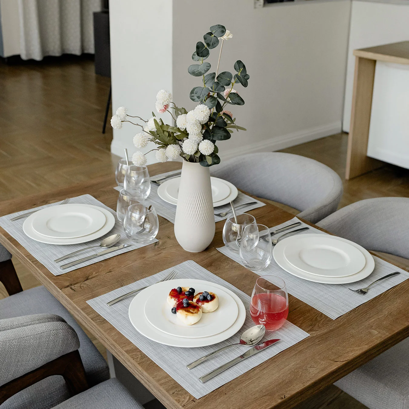 Twist White Плоская тарелка 27 см